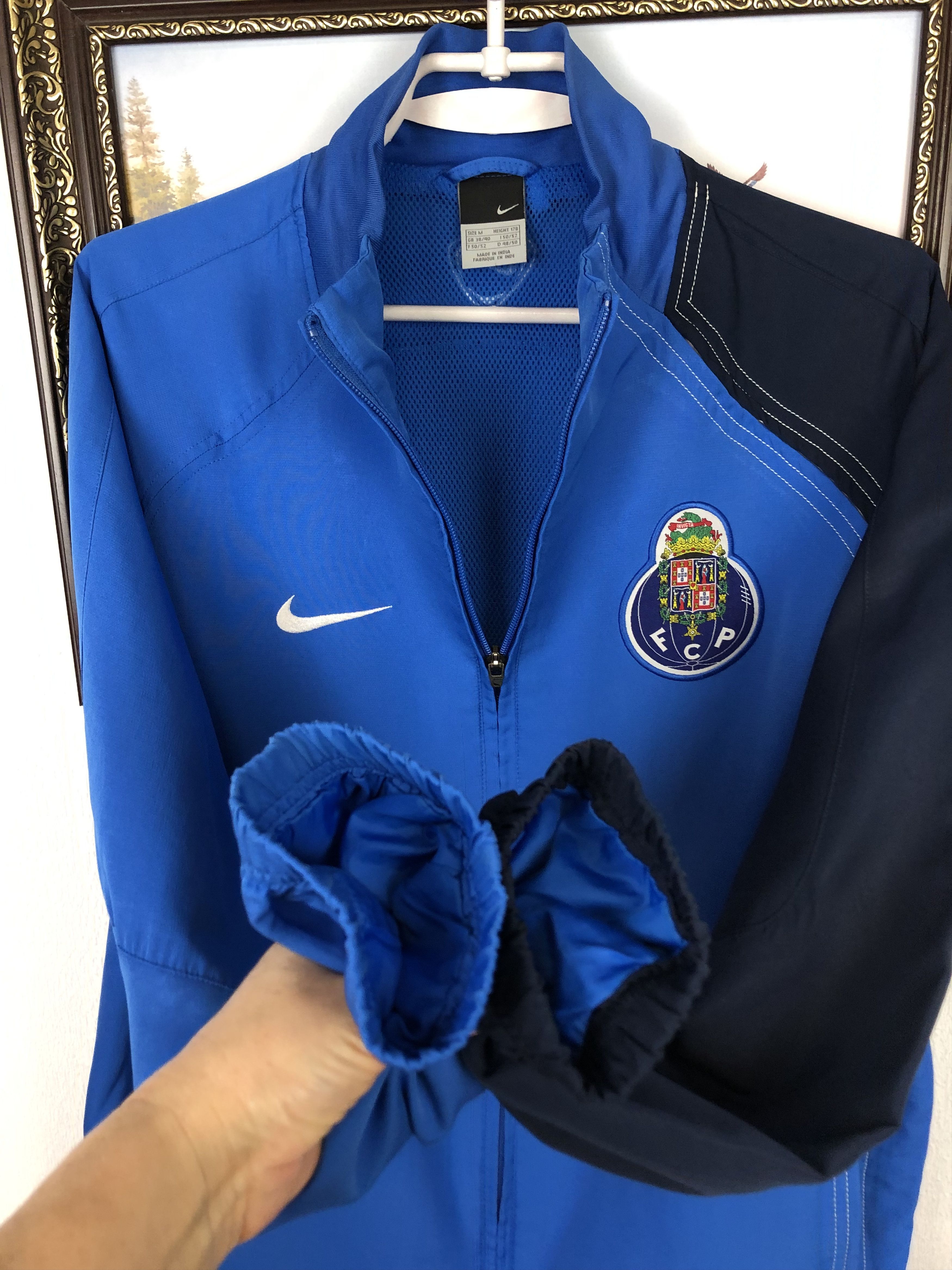 Nike × Vintage Vintage Nike Porto FC Football Jacket Soccer Track Top Rare Size US M / EU 48-50 / 2 - 5 Thumbnail