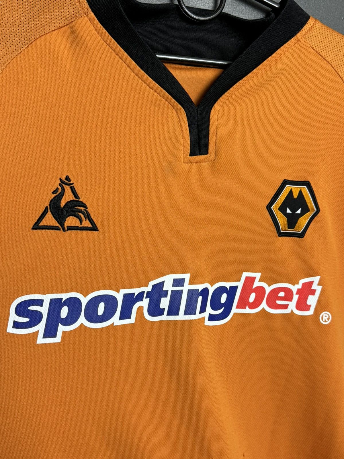 Le Coq Sportif Wolverhampton Wanderers 09/10 Home Football Jersey Size US XXL / EU 58 / 5 - 4 Thumbnail