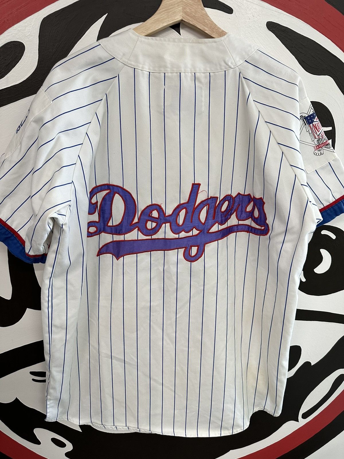 MLB × Vintage Vintage 80s Starter Pinstripe Los Angeles Dodgers Jersey Size US L / EU 52-54 / 3 - 11 Thumbnail