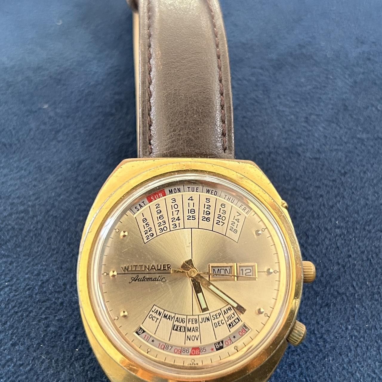 Wittnauer Wittnauer Vintage Perpetual Calendar Watch Size 46 - 1 Thumbnail