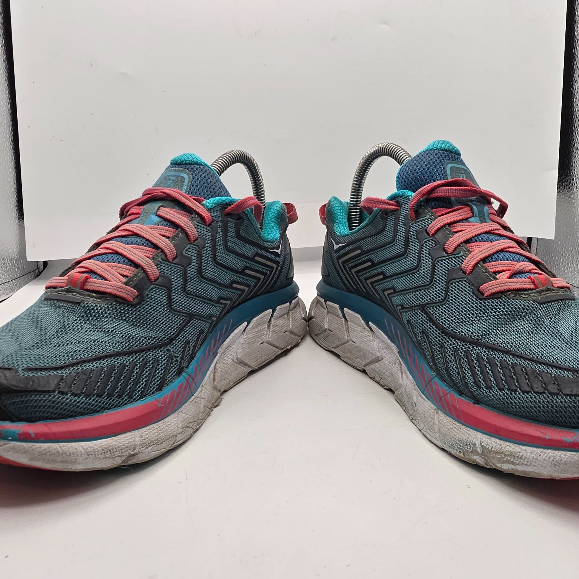 Hoka Hoka One One Clifton 4 Wide Womens Running Shoes Size 7 Gray Size US 7 / IT 37 - 2 Thumbnail