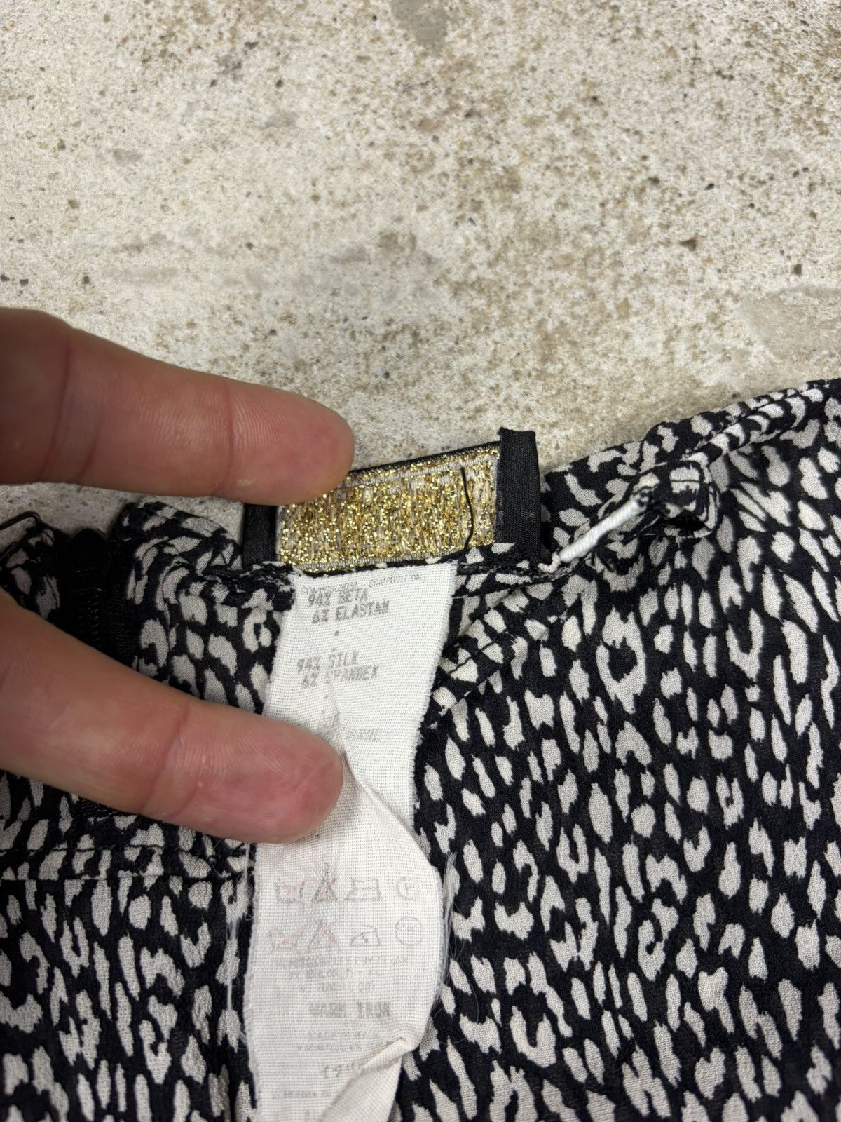 Versace Vintage 90s Gianni Versace Couture Silk Animal Print Top Size S / US 4 / IT 40 - 10 Thumbnail
