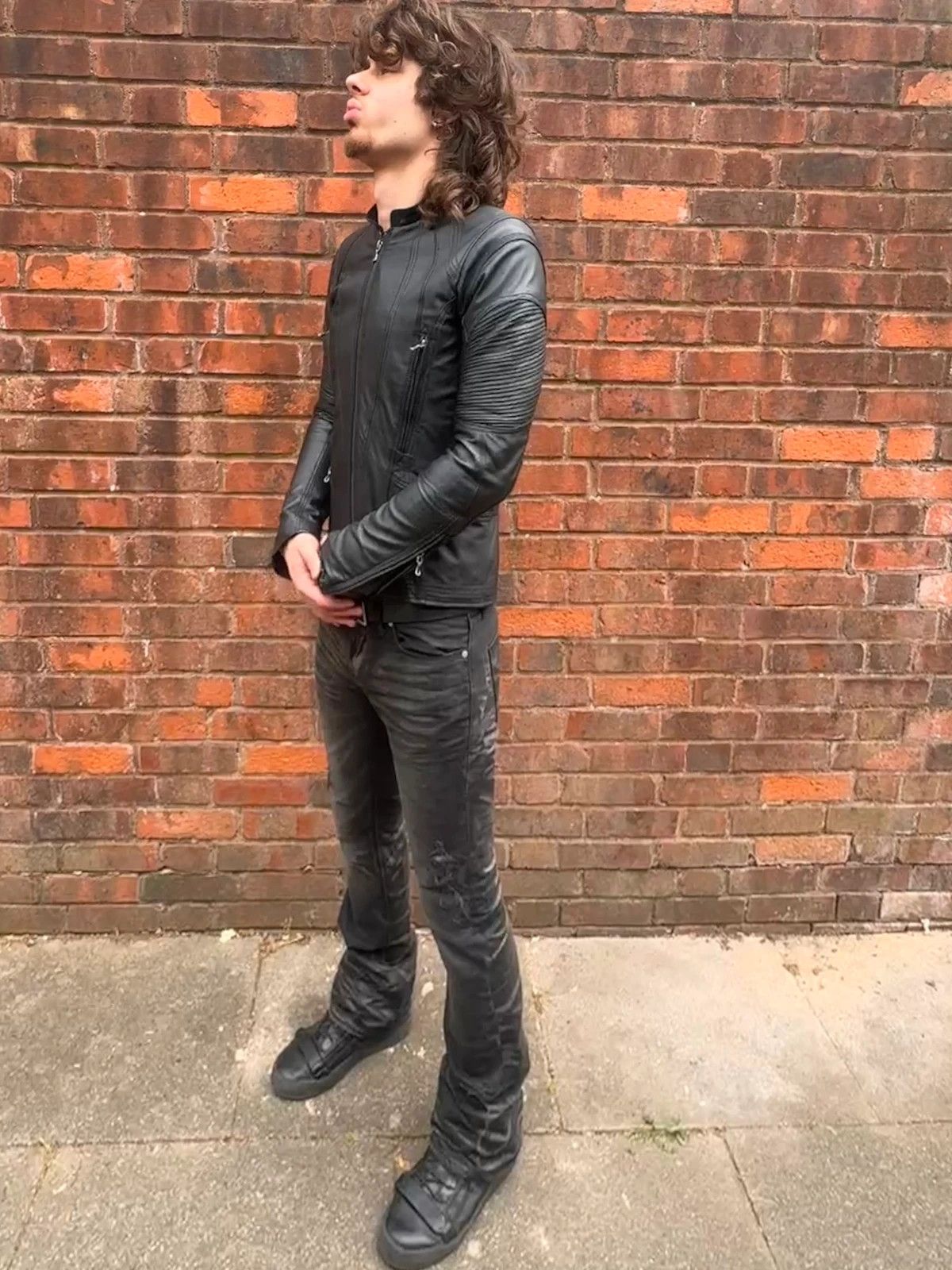 GOA Goa buffalo leather multizip biker motorcycle jacket Size US S / EU 44-46 / 1 - 7 Thumbnail