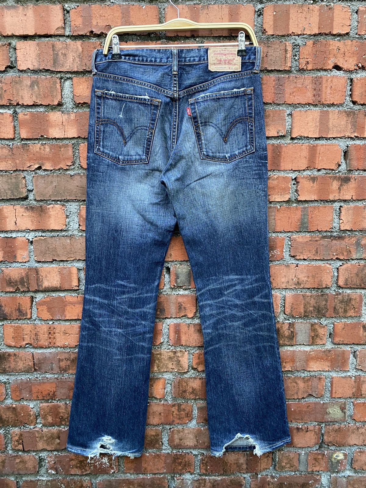 Levi's Vintage Clothing W32x33 Vintage levi's 517 flare bell bottom distressed Size US 32 / EU 48 - 2 Thumbnail