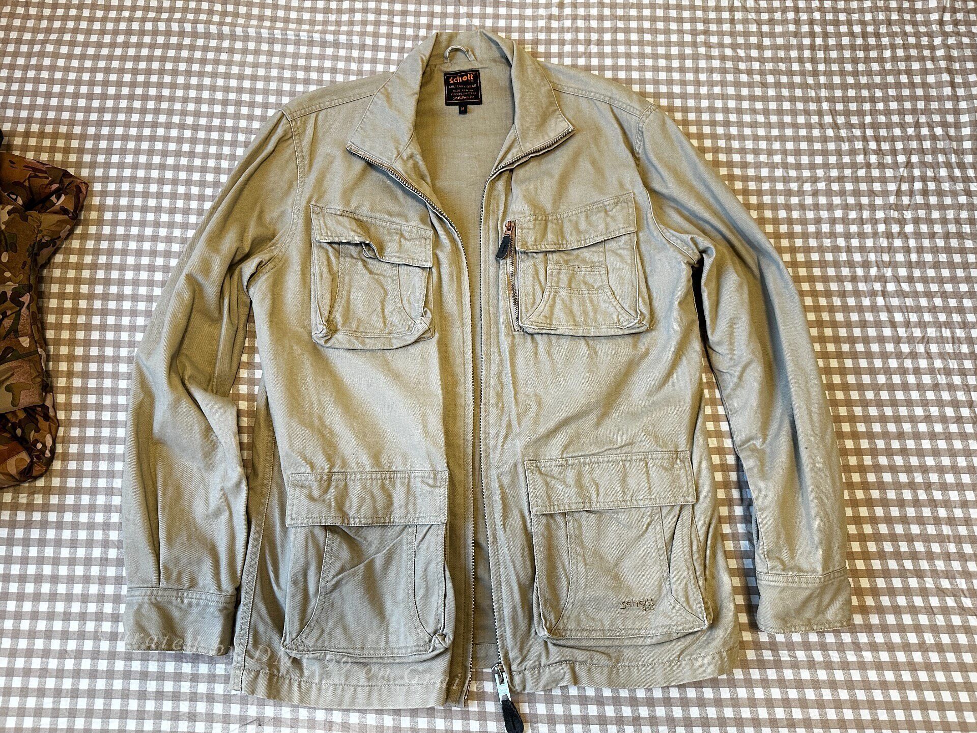 Schott Schott Vintage Military Hunting Jacket Size US M / EU 48-50 / 2 - 1 Thumbnail