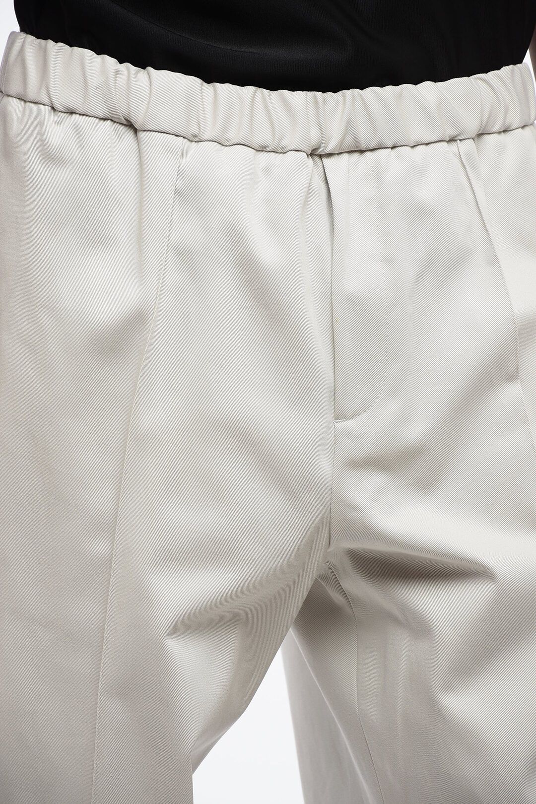 Jil Sander og1mm0625 4-Pocketed Twill Cotton Pant in White Size US 34 / EU 50 - 3 Thumbnail