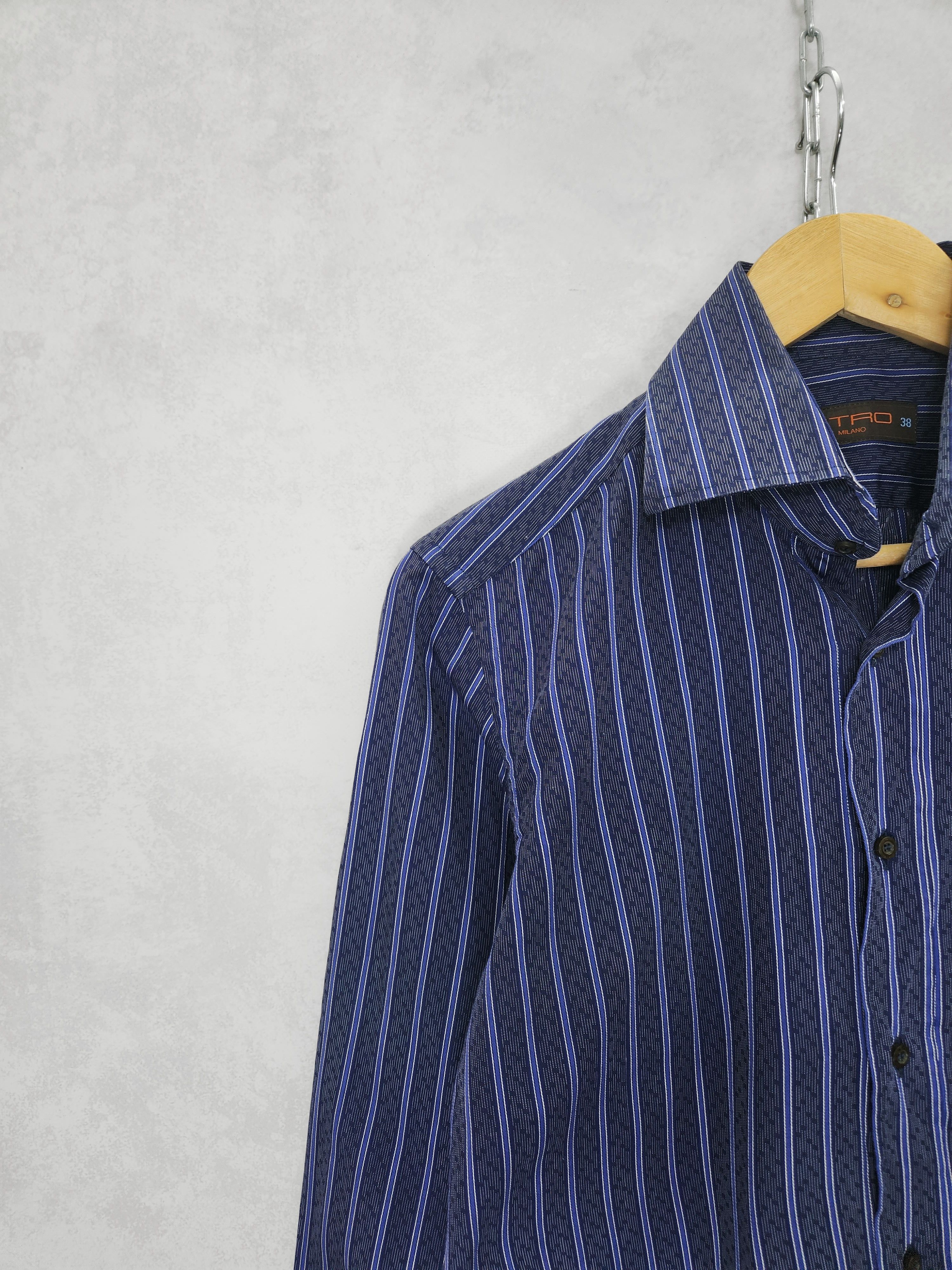 Etro Etro milano stripes cotton button ups shirt size 38 Size US M / EU 48-50 / 2 - 5 Thumbnail