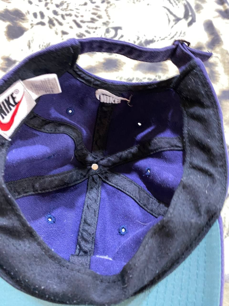 Nike Hats Vintage Blue Cap Nike big logo Y2K streetwear Size ONE SIZE - 4 Thumbnail
