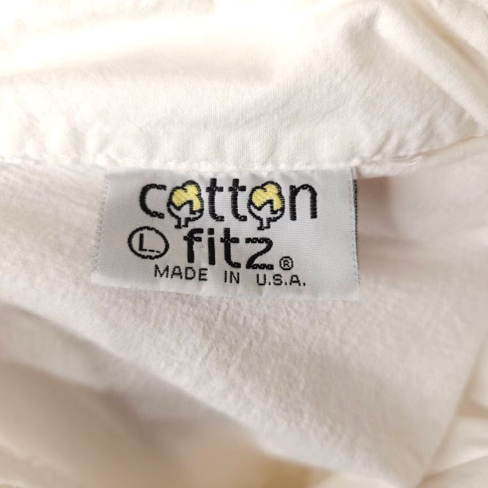 Vintage VINTAGE Cotton Fitz Peppermill Resort Jacket Mens Large White 80s Casino Made In USA 1/4 Zip) Size US L / EU 52-54 / 3 - 7 Thumbnail