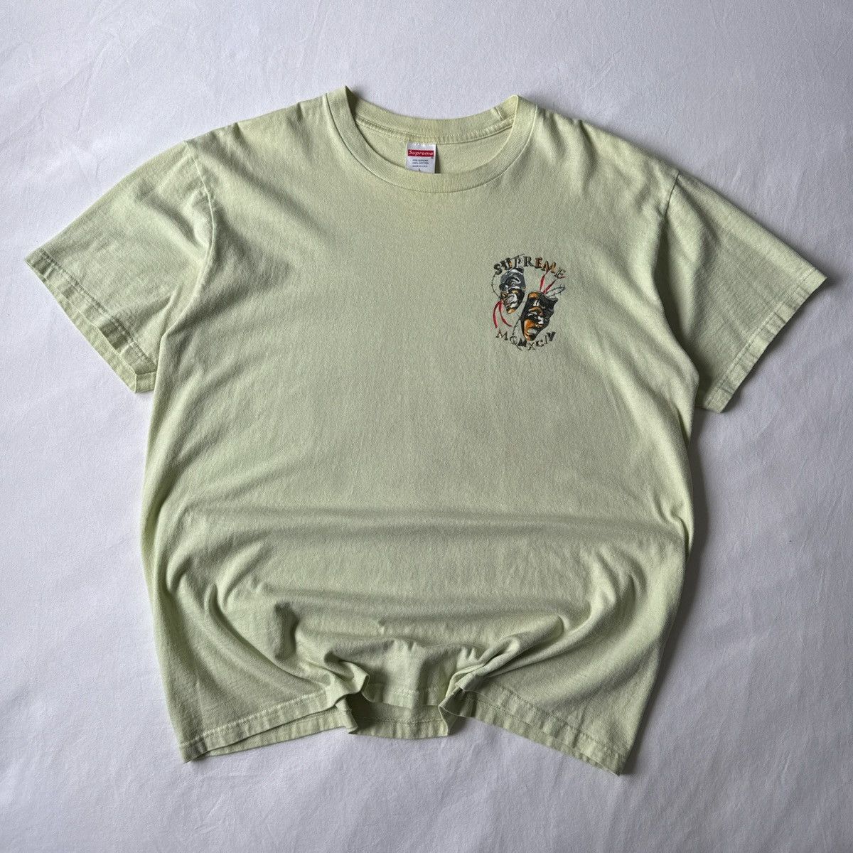 Supreme Laugh Now Tee T-Shirt SS/20 Pale Mint Large L