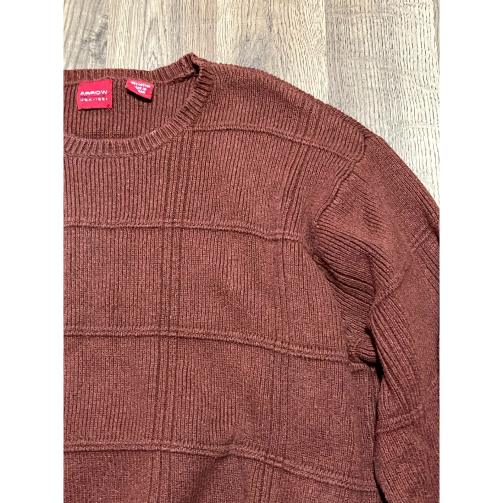 Arrow Arrow Sweater, Women's Size Medium, Brown, Long Sleeve, Pullover, Regular Fit, Knit, Arrow, Casual Shacket? Size M / US 6-8 / IT 42-44 - 4 Thumbnail
