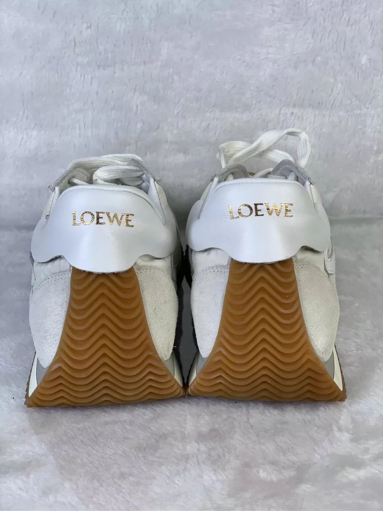 Loewe LOEWE Flow Runner suede and nylon retro sneakers Size US 7.5 / IT 37.5 - 8 Thumbnail