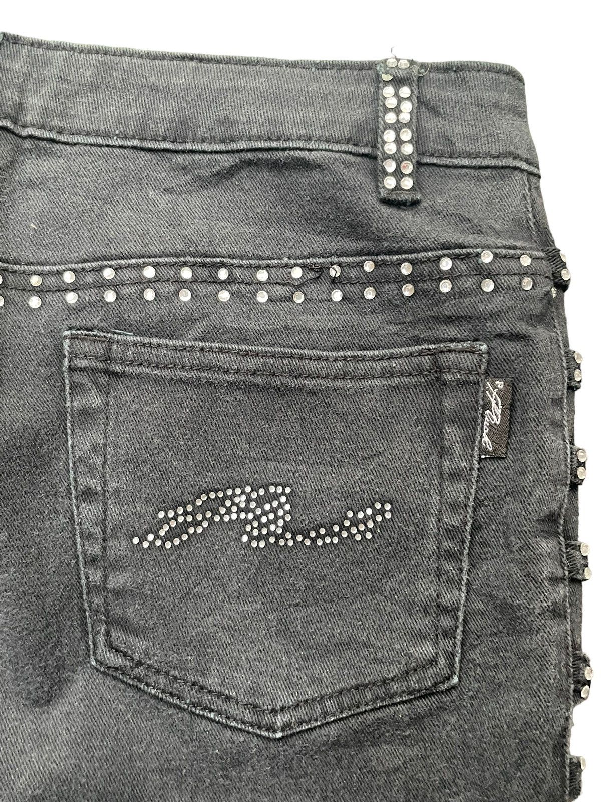 Designer Platinum Plush Flare Custom Denim Size 31" - 9 Thumbnail