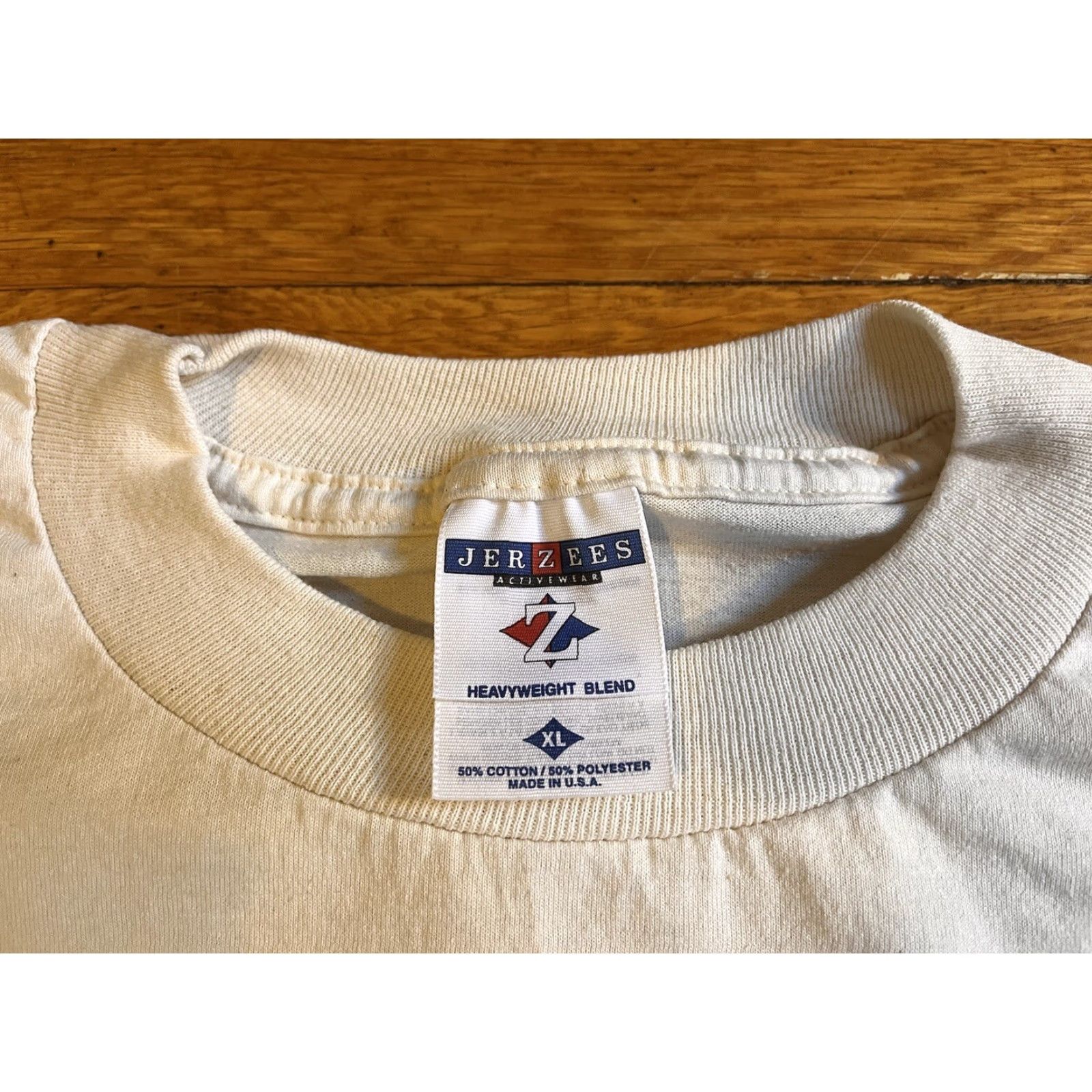 Jerzees VINTAGE Jerzees Shirt Men’s XL White 2000s All Star Softball Nassau Plainview Graphic Print City Retro Sports Century-Old? Size US XL / EU 56 / 4 - 4 Thumbnail