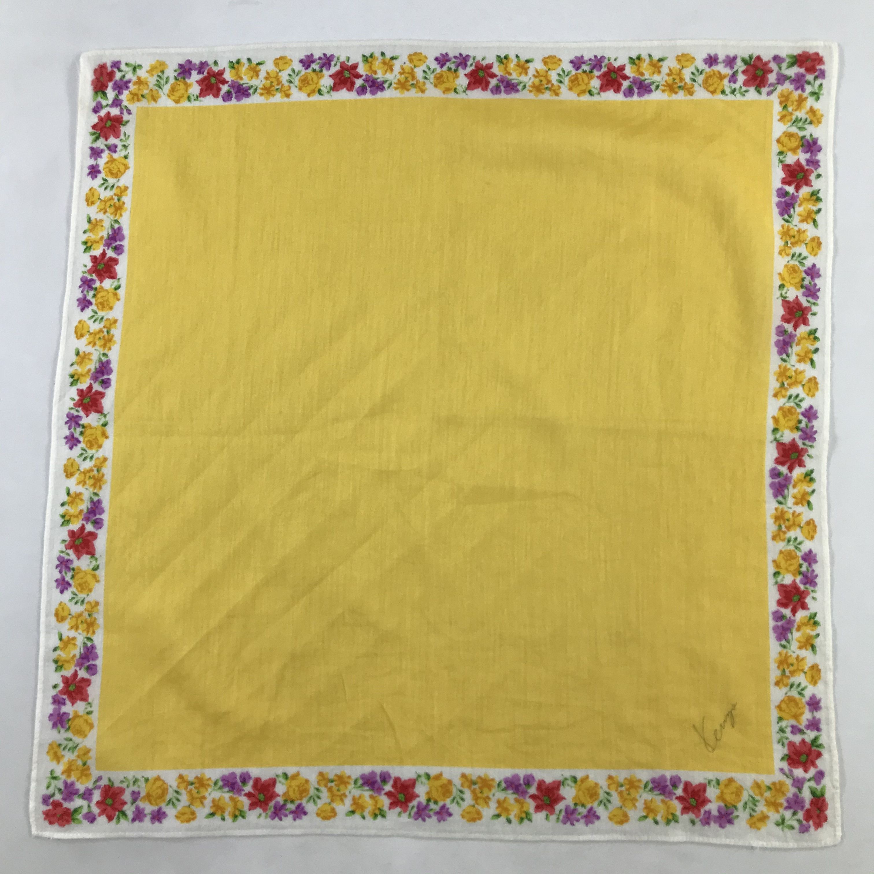 Kenzo × Vintage Kenzo Bandana / Handkerchief / Neckerchief - S1093 Size ONE SIZE - 1 Thumbnail