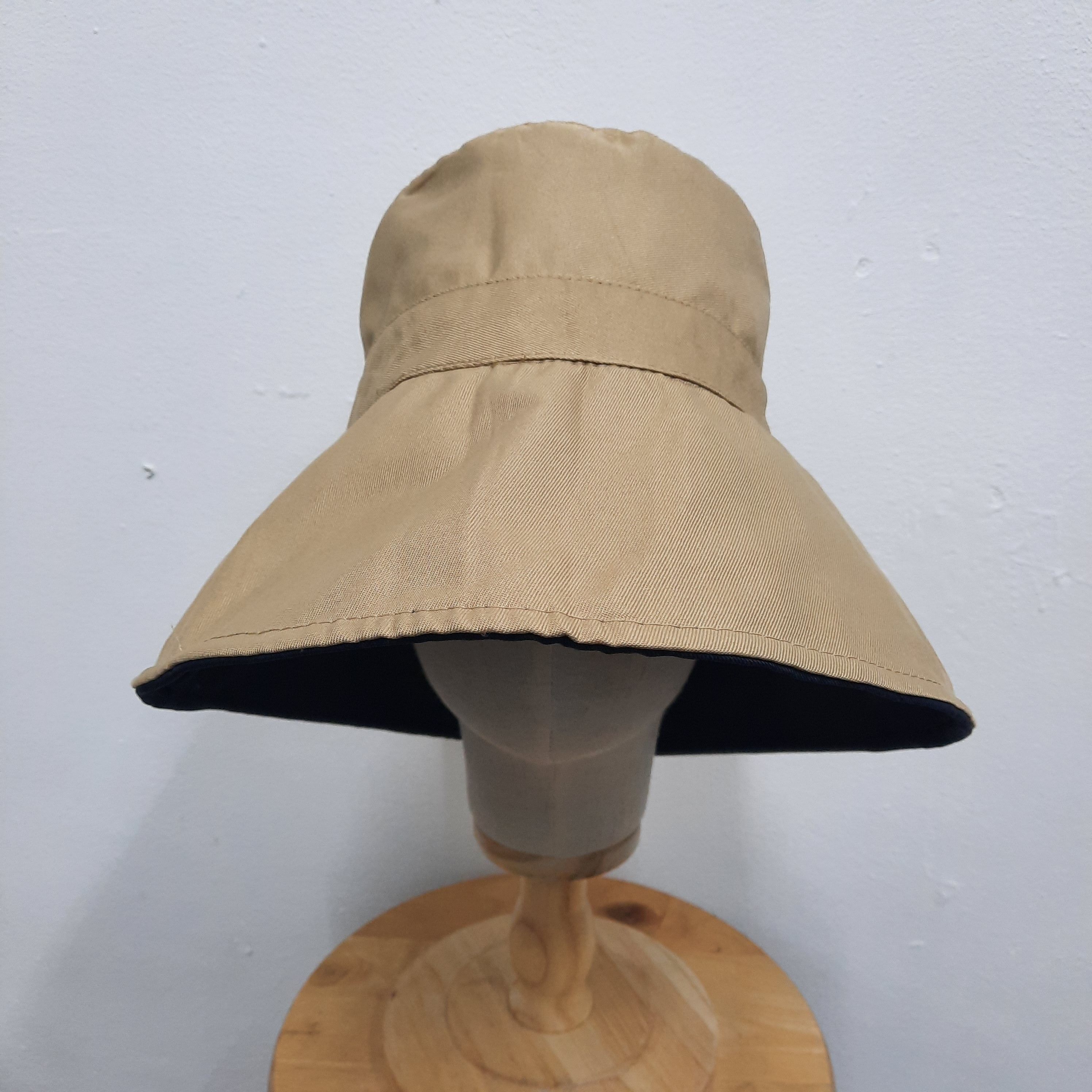 Issey Miyake 🏖 Cabane de zucca spellout big brim hat Size ONE SIZE - 4 Thumbnail