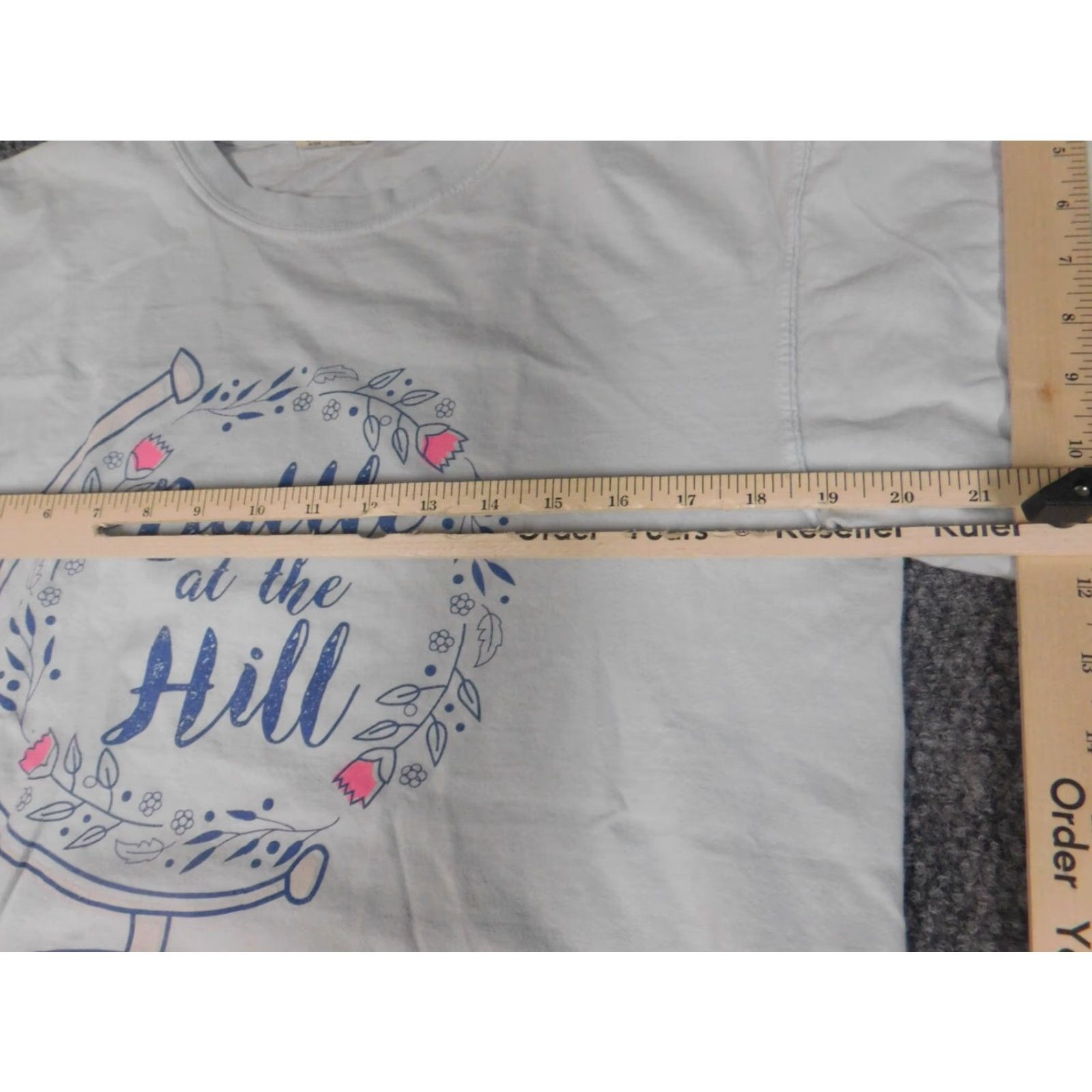 Comfort Colors Comfort Colors Mens T-Shirt Short Sleeve Crew Neck M Blue Logo Knit Cotton Regular Size US M / EU 48-50 / 2 - 4 Thumbnail