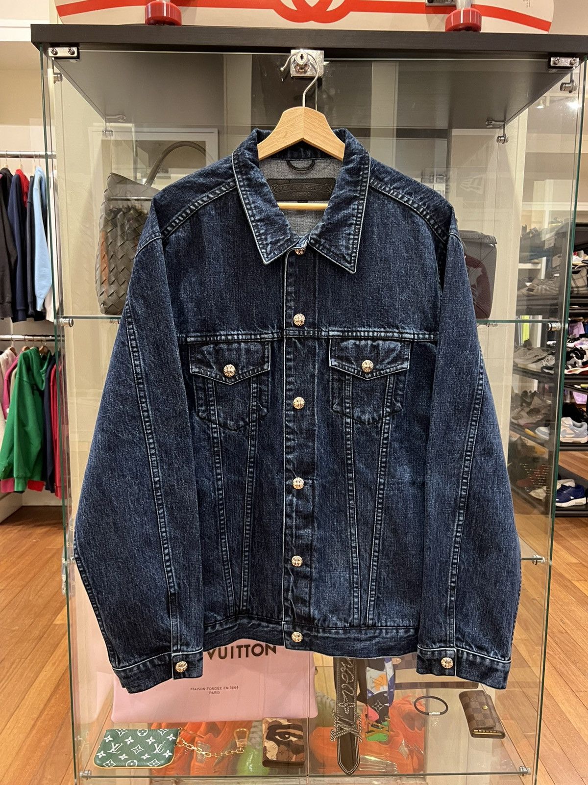 Chrome Hearts Chrome Hearts ‘Motorbreath’ Denim Jacket Size US XL / EU 56 / 4 - 1 Thumbnail
