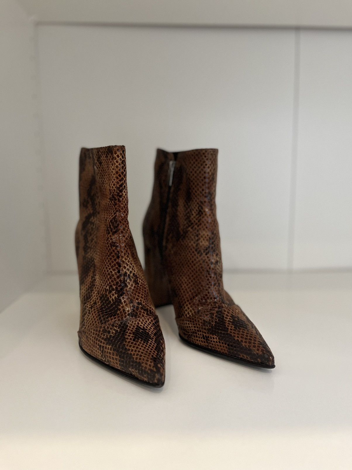 Le Silla Chic snake skin effect Le Silla ankle boots Size US 9 / IT 39 - 4 Thumbnail