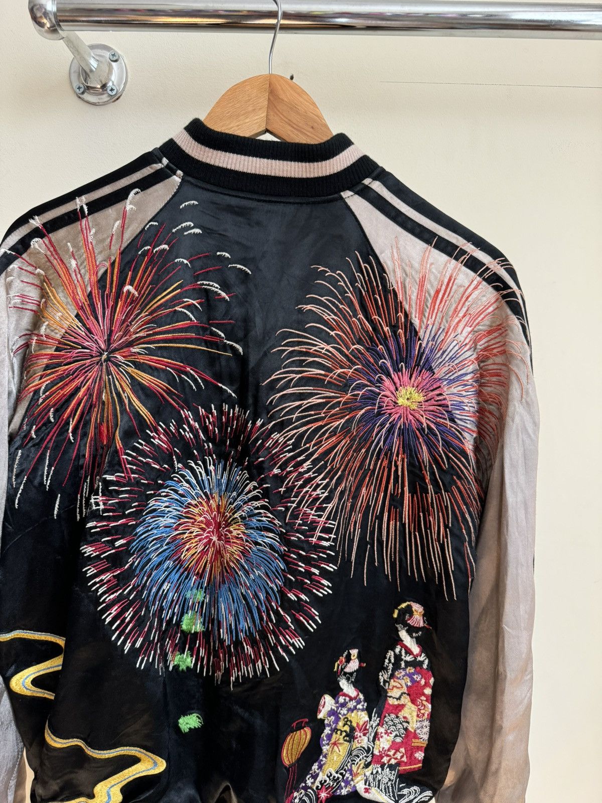 Vintage Japanese Classic Script Fireworks Jacket Size US M / EU 48-50 / 2 - 6 Thumbnail