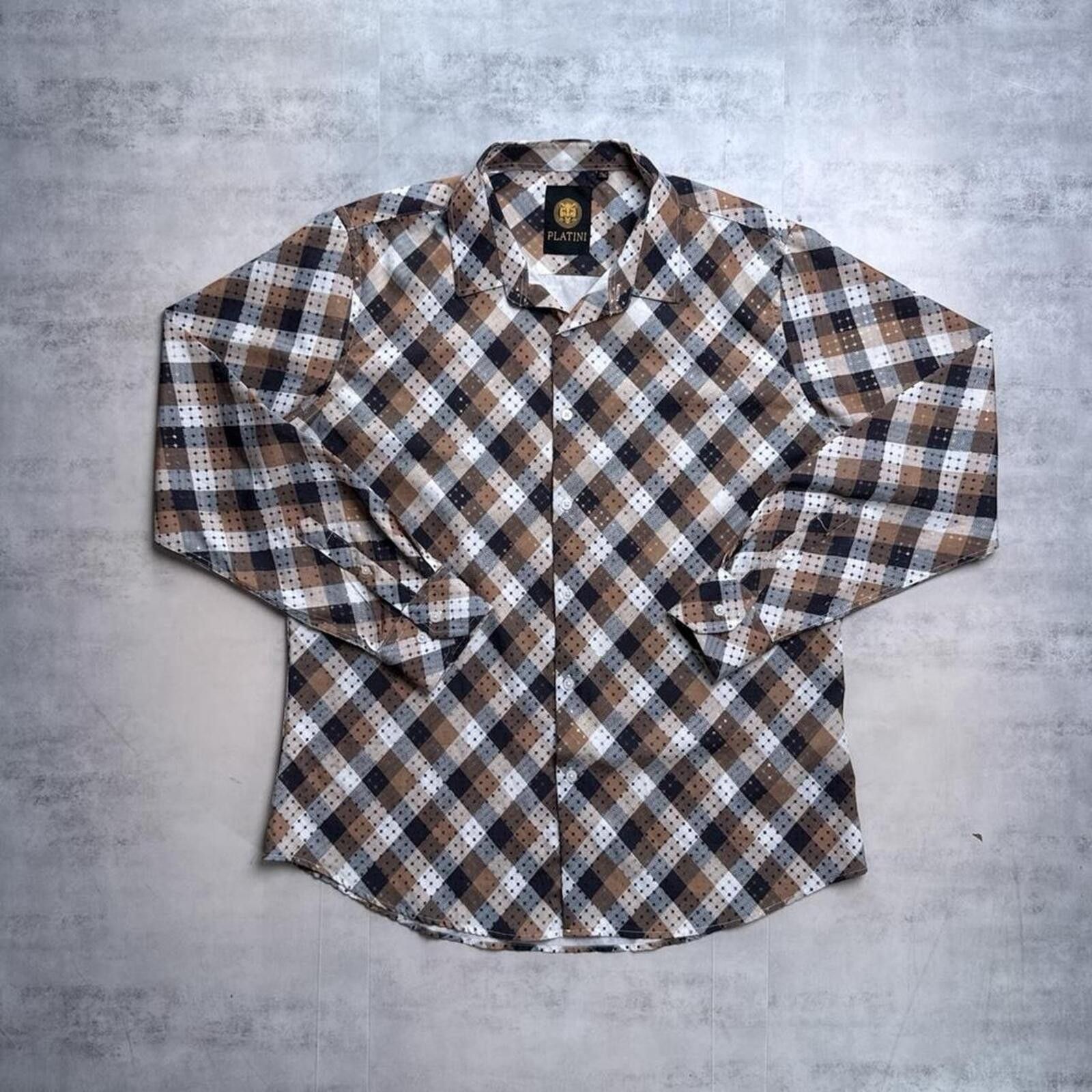 Affliction Y2K Platini 00s Button Up Grunge Shirt Size US XL / EU 56 / 4 - 8 Thumbnail
