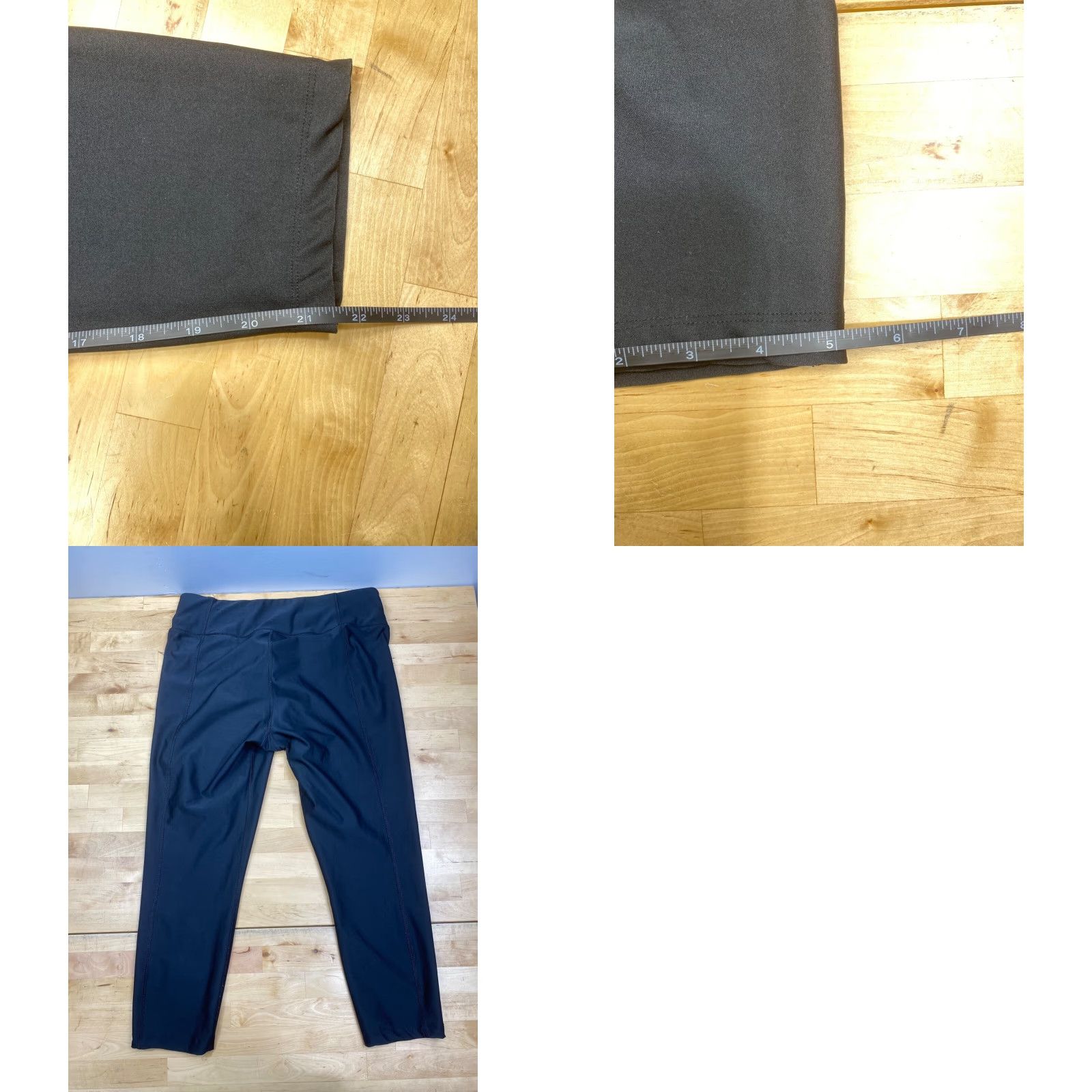 Nike Nike Dri-FIT Capri Leggings Women L Black Gym Training Size 36" / US 14 / IT 50 - 8 Thumbnail