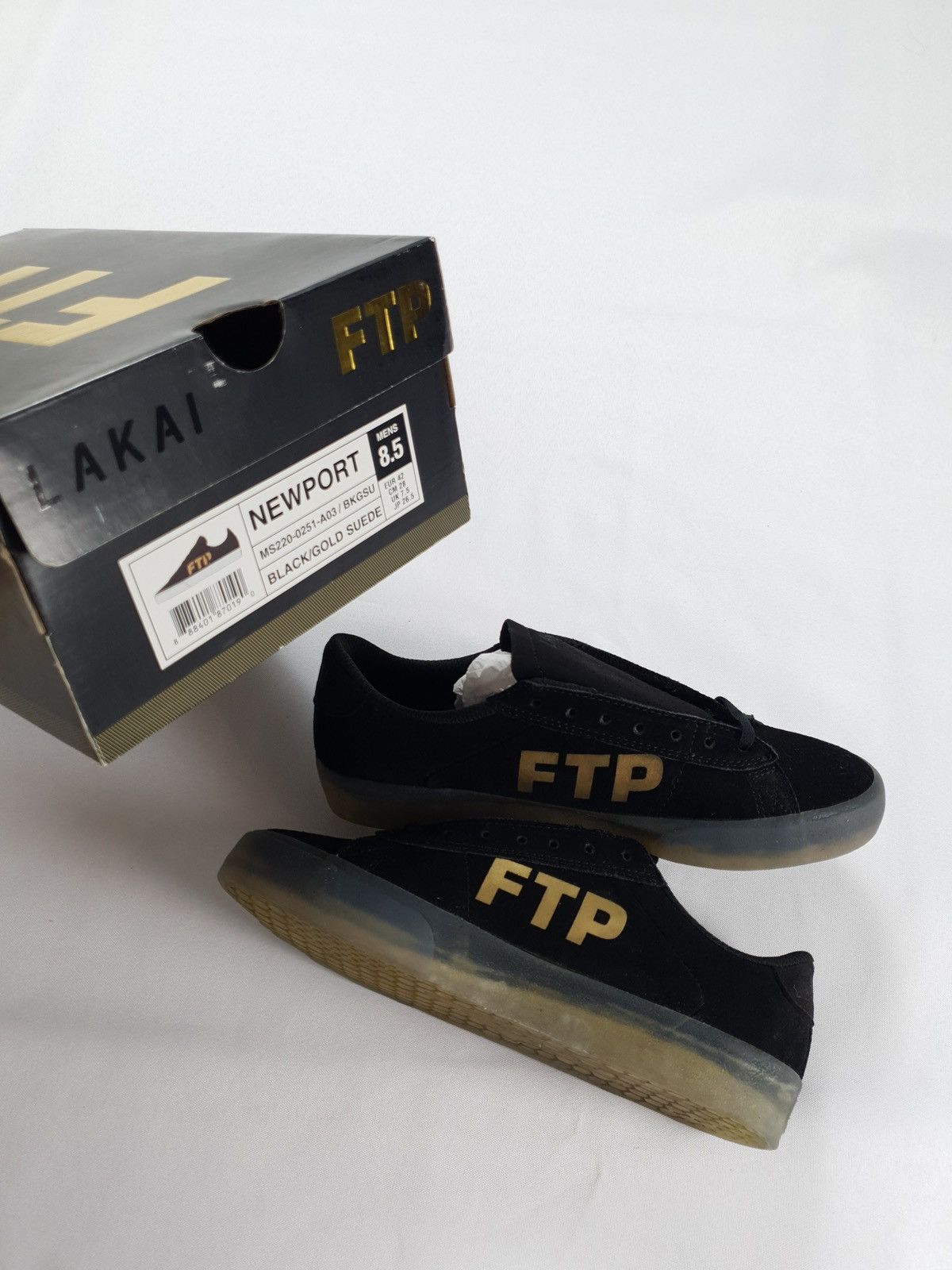 Fuck The Population × Lakai FTP x Lakai Newport Skateboard Shoes - Size 8.5 (2020) Size US 8.5 / EU 41-42 - 2 Thumbnail
