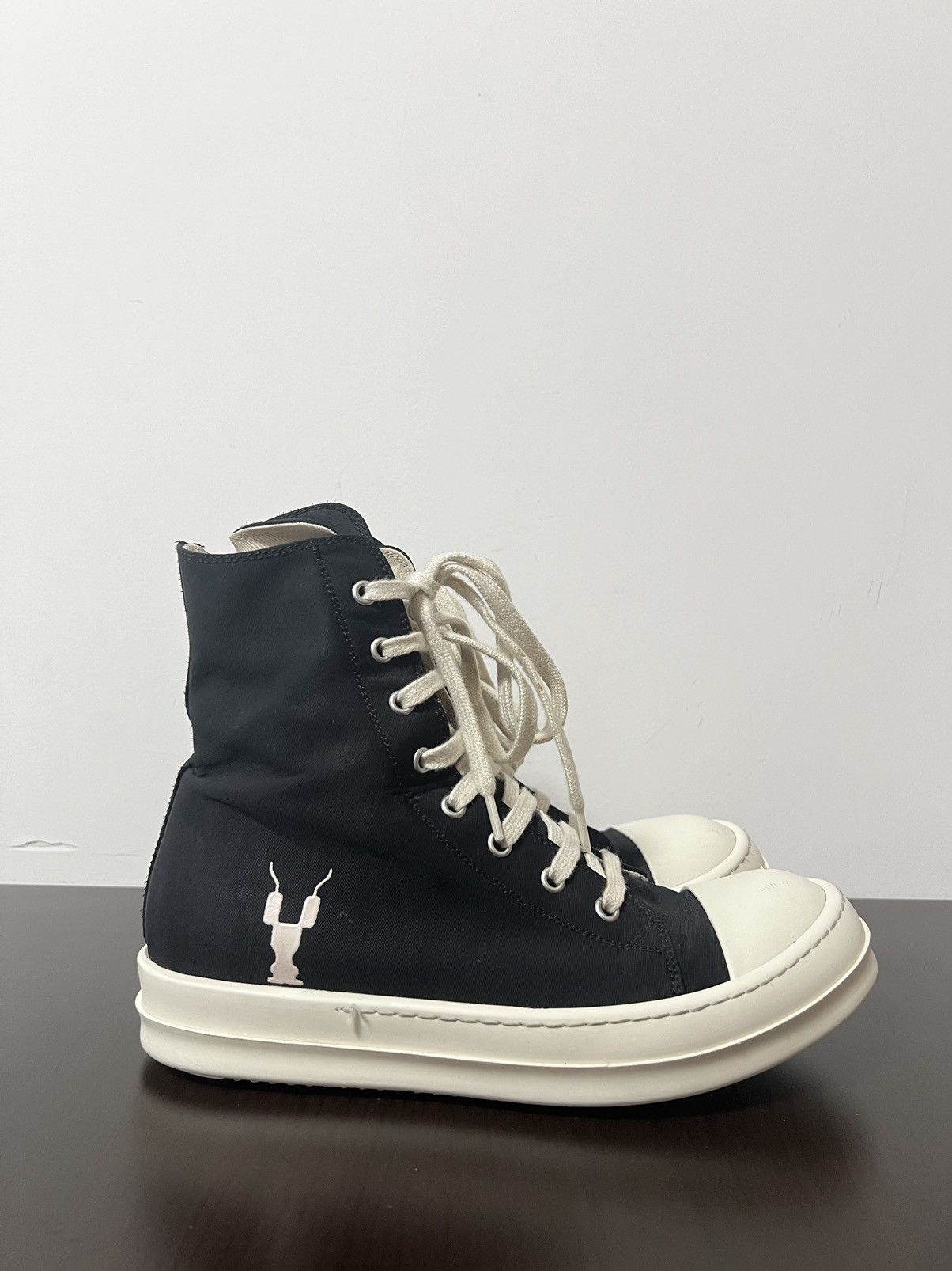Rick Owens Drkshdw Rick owens ramones high top sneakers sz 39 Size US 9 / IT 39 - 5 Thumbnail