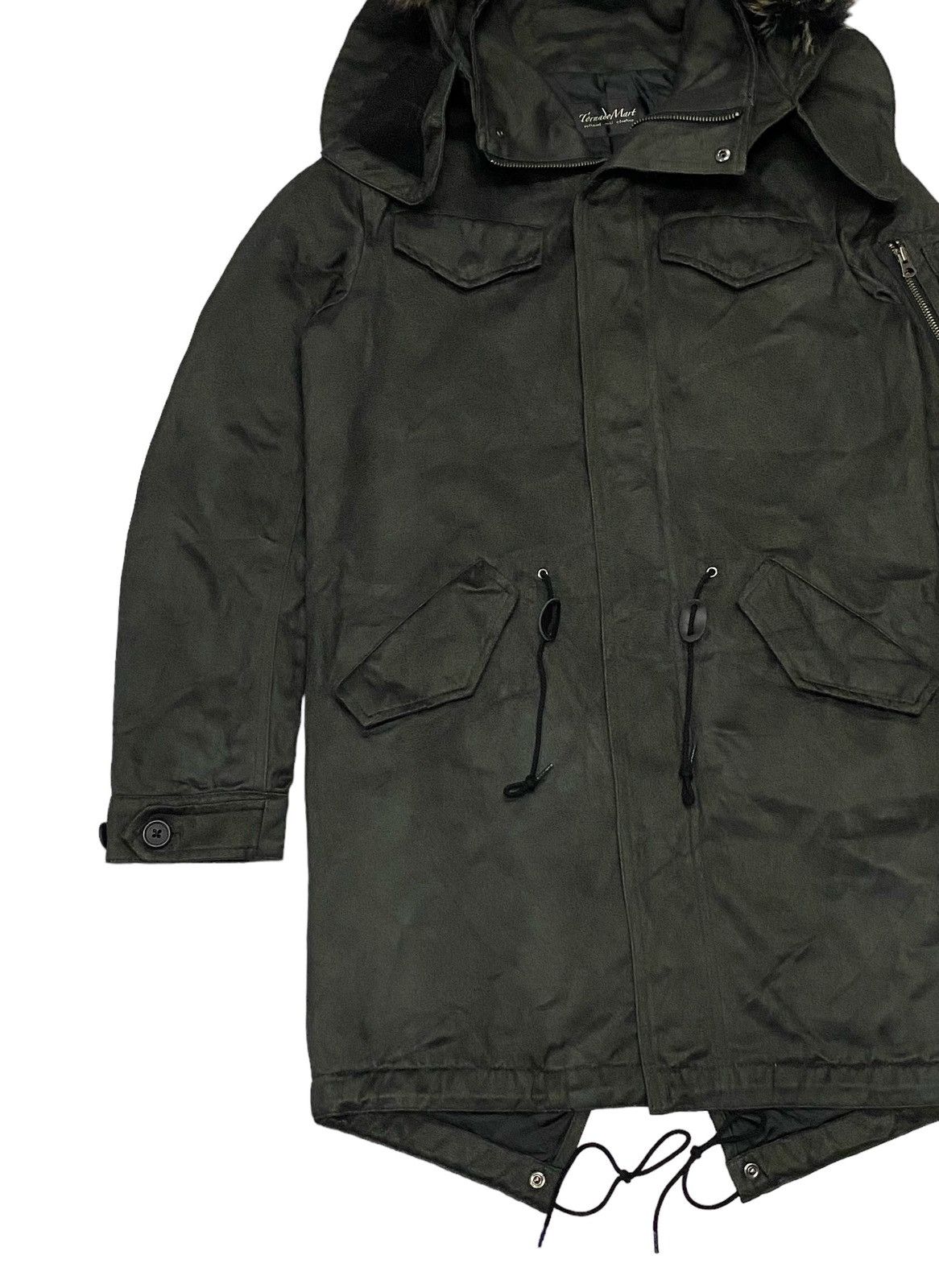 Japanese Brand Tornado Mart fur Hoodie Parka / Long Jacket Size M / US 6-8 / IT 42-44 - 12 Thumbnail