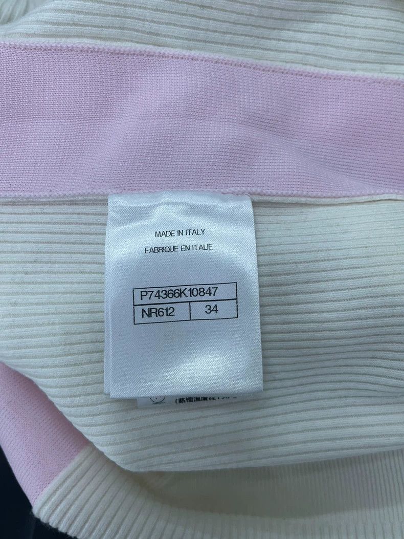 Other chanel 23N Ski Series Pink and White Knitwear Long Sleeve Size XXS / US 00 / IT 34 - 5 Thumbnail