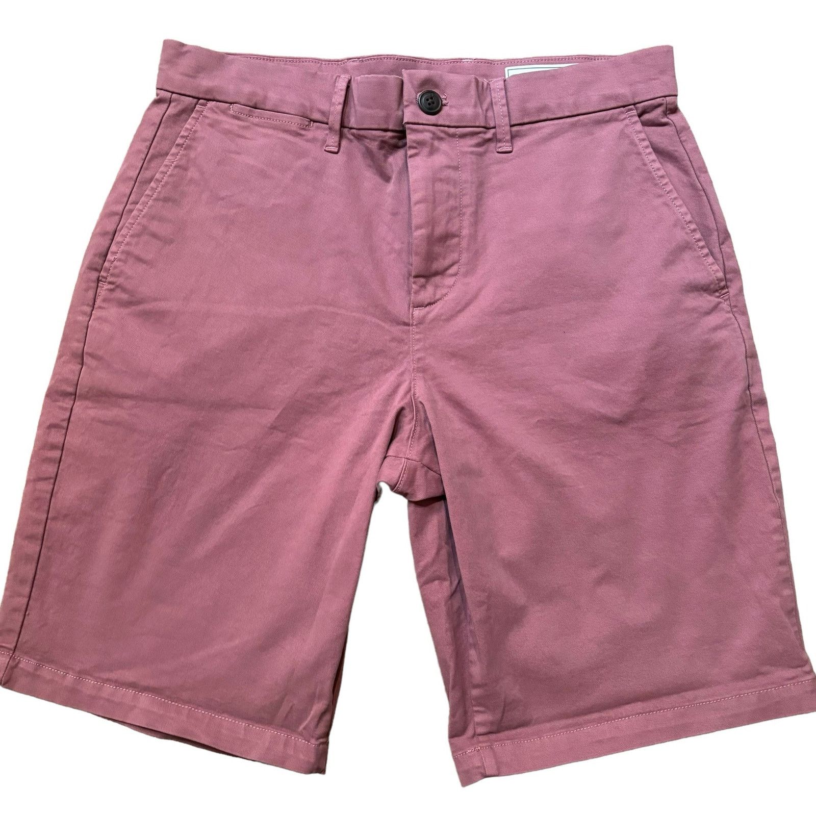 Gap Gap Dark Pink Washed Cotton Blend Flat Front Shorts 28x10 Size US 28 / EU 44 - 1 Thumbnail