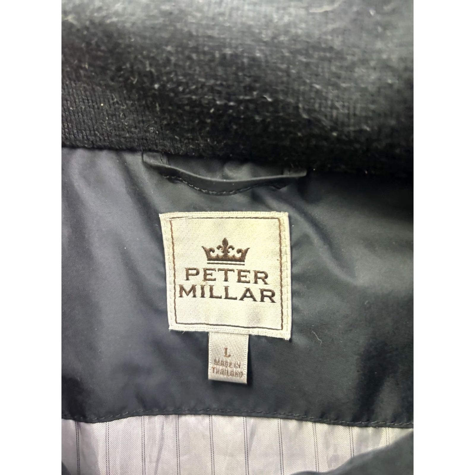 Peter Millar Peter Millar Jacket Mens L Black Microfiber Full Zip Lined Windbreaker Golf Size US L / EU 52-54 / 3 - 2 Thumbnail
