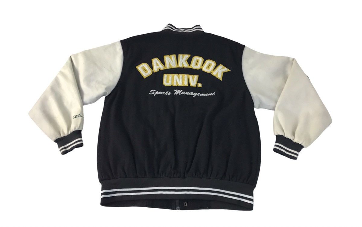 Japanese Brand Vtg Dankook University Varsity Jacket Leather Snap Button Size US L / EU 52-54 / 3 - 2 Thumbnail