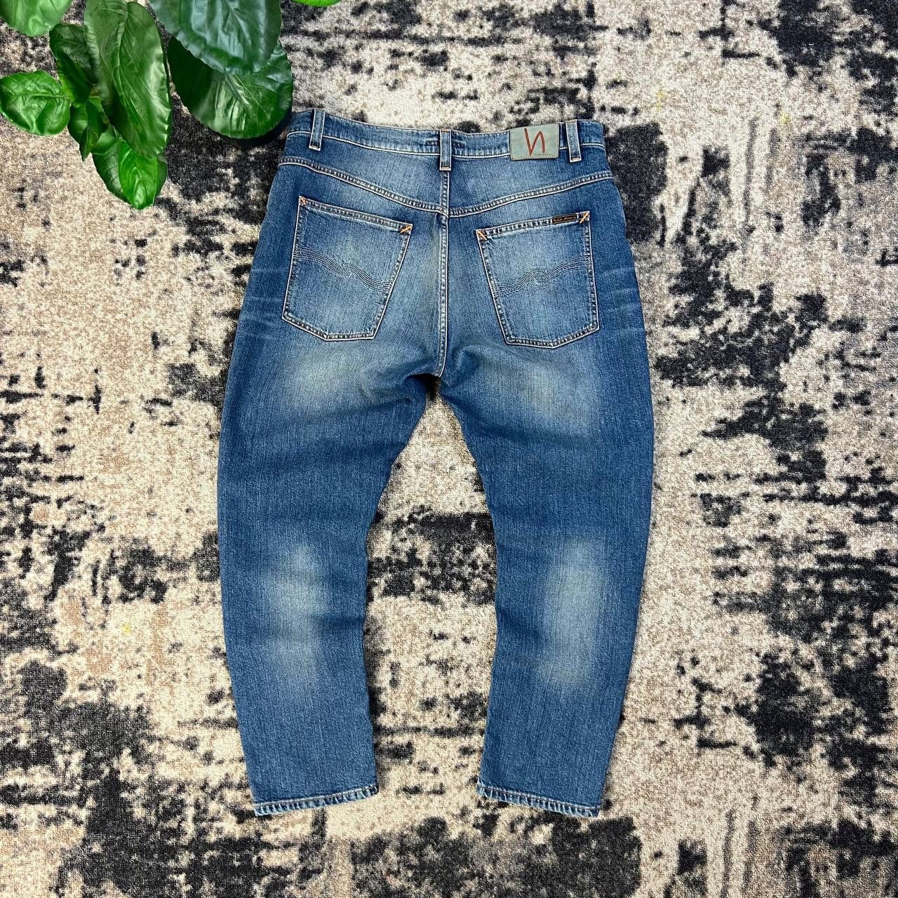 Nudie Jeans Nudie Jeans Vintage Baggy Blue Denim Jeans Size US 33 - 1 Thumbnail