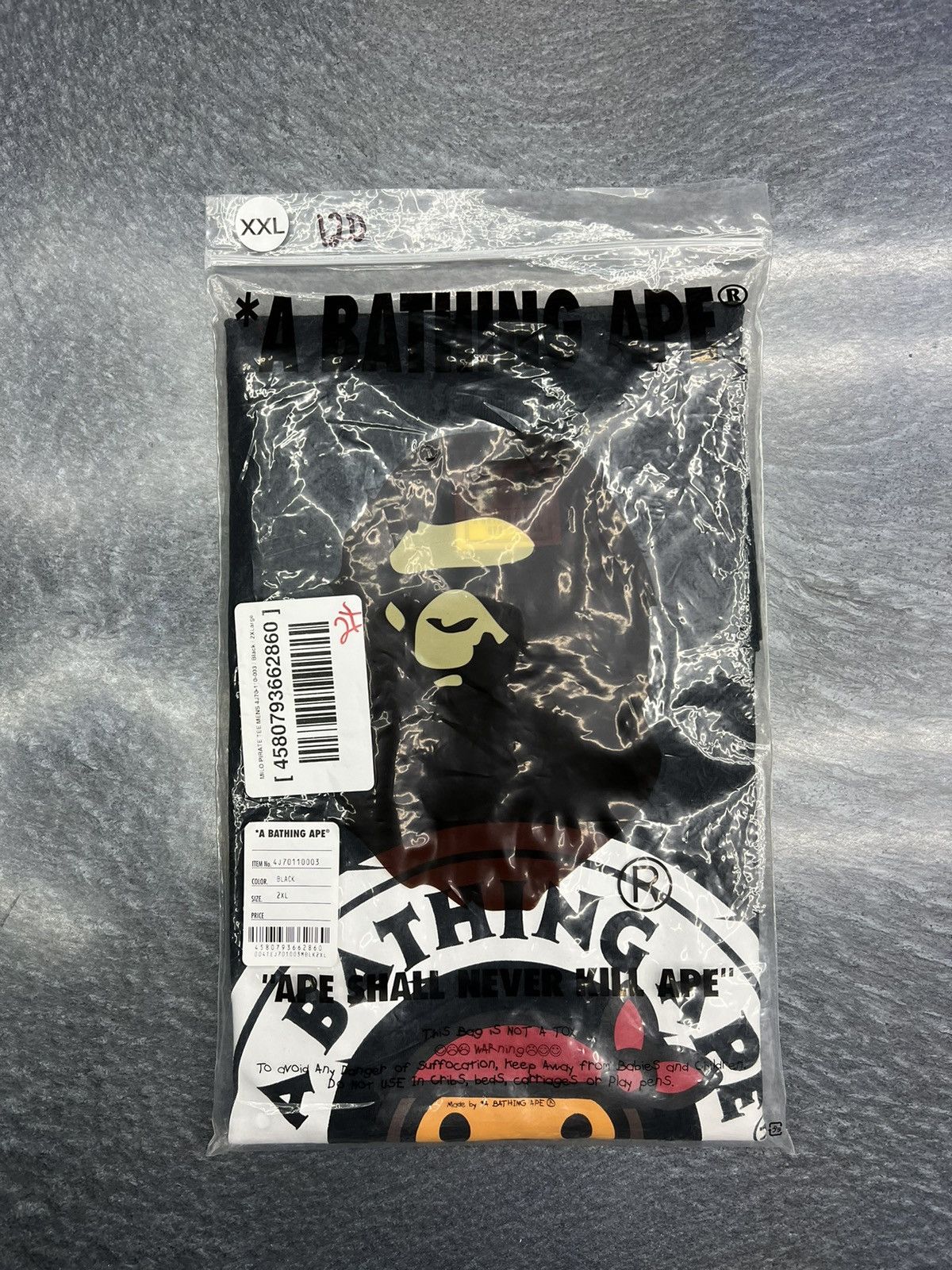 Bape Bape Milo Pirate T-Shirt Size US XXL / EU 58 / 5 - 6 Thumbnail