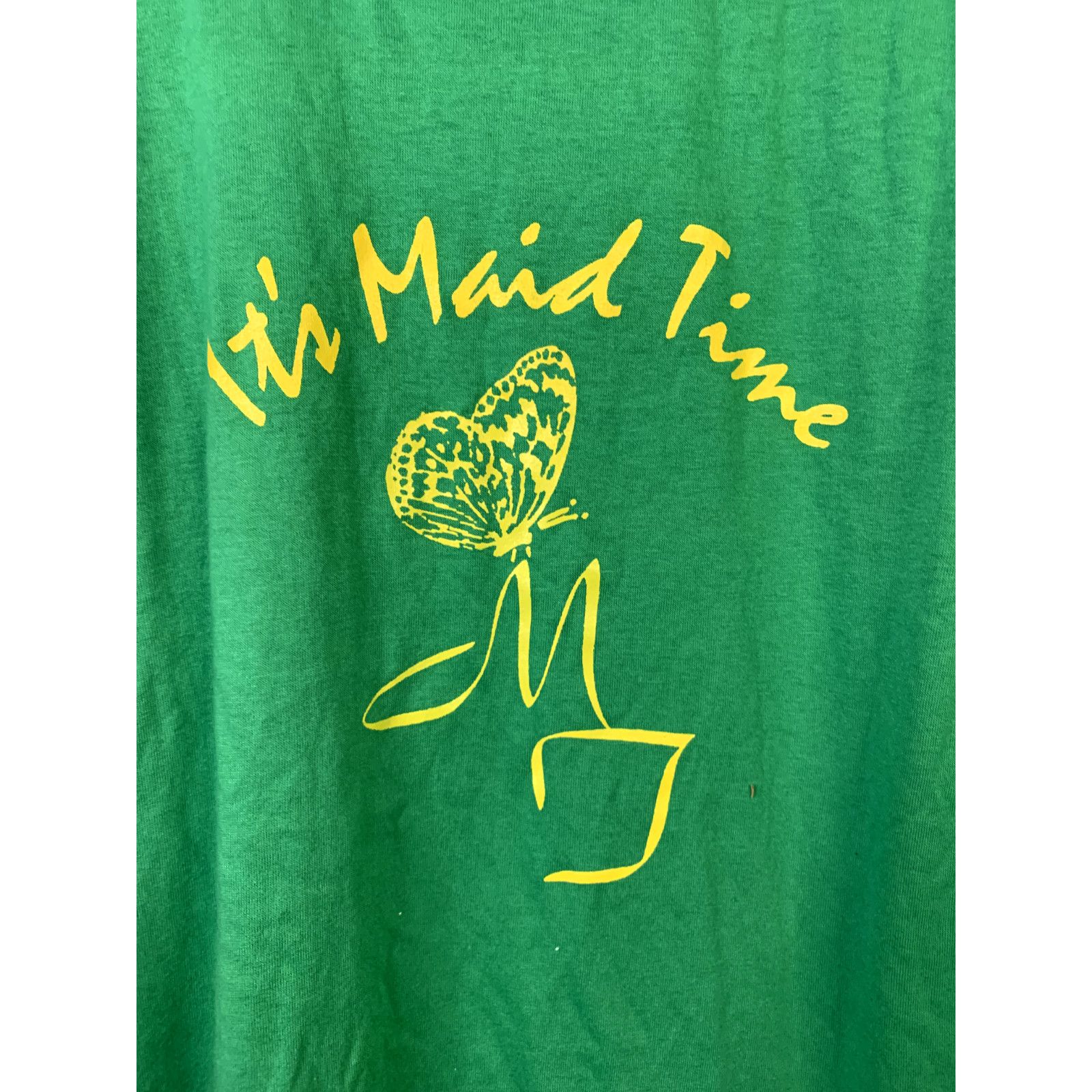 Jerzees 90s Vintage Garden Shirt XL It's Maid Time Butterfly T-Shirt Size US XL / EU 56 / 4 - 6 Thumbnail