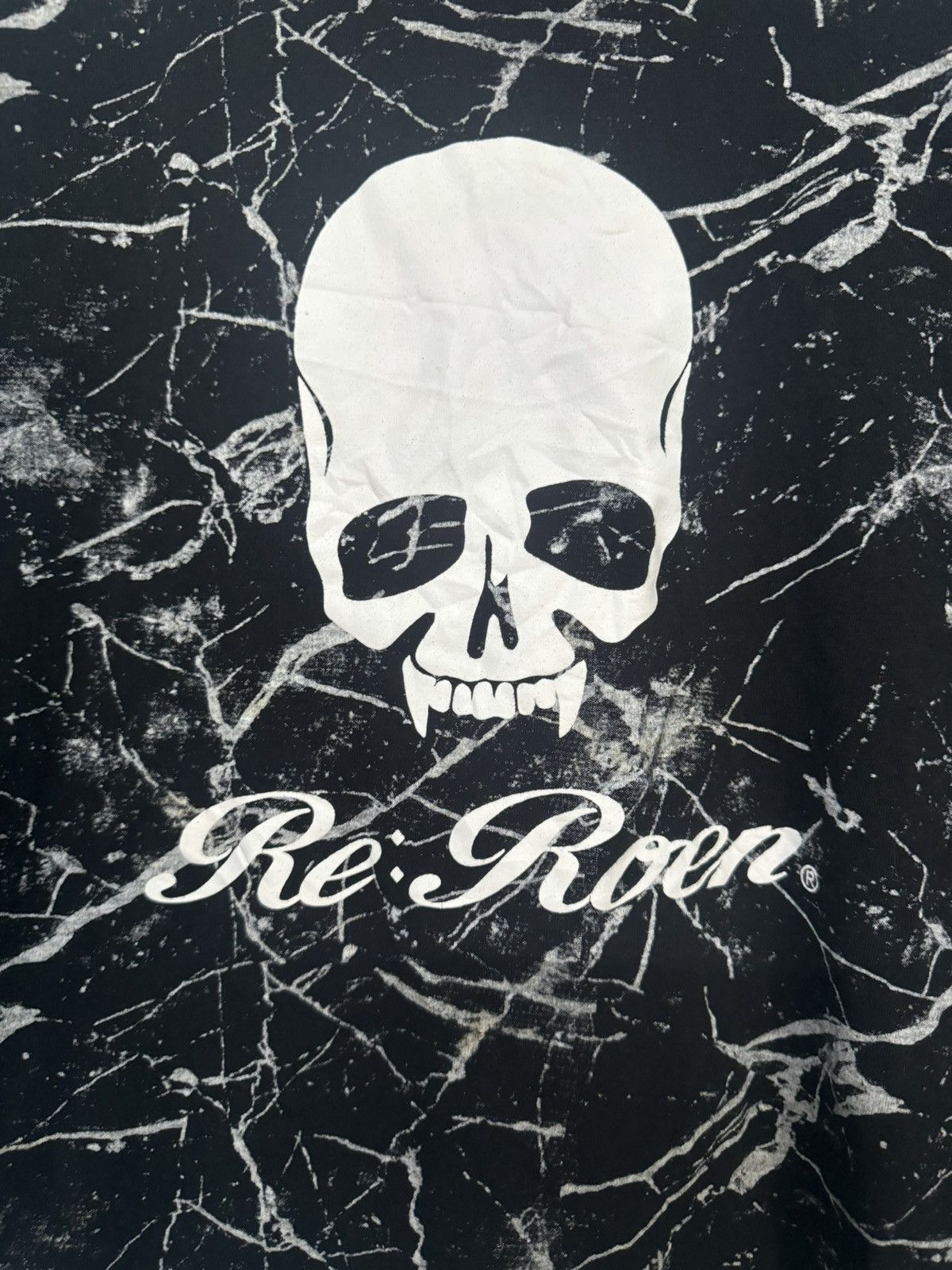 Roen 💥 PUNK DESIGN RE:ROEN SKULL DOUBLE LAYER SHIRT VERY RARE Size US M / EU 48-50 / 2 - 4 Thumbnail