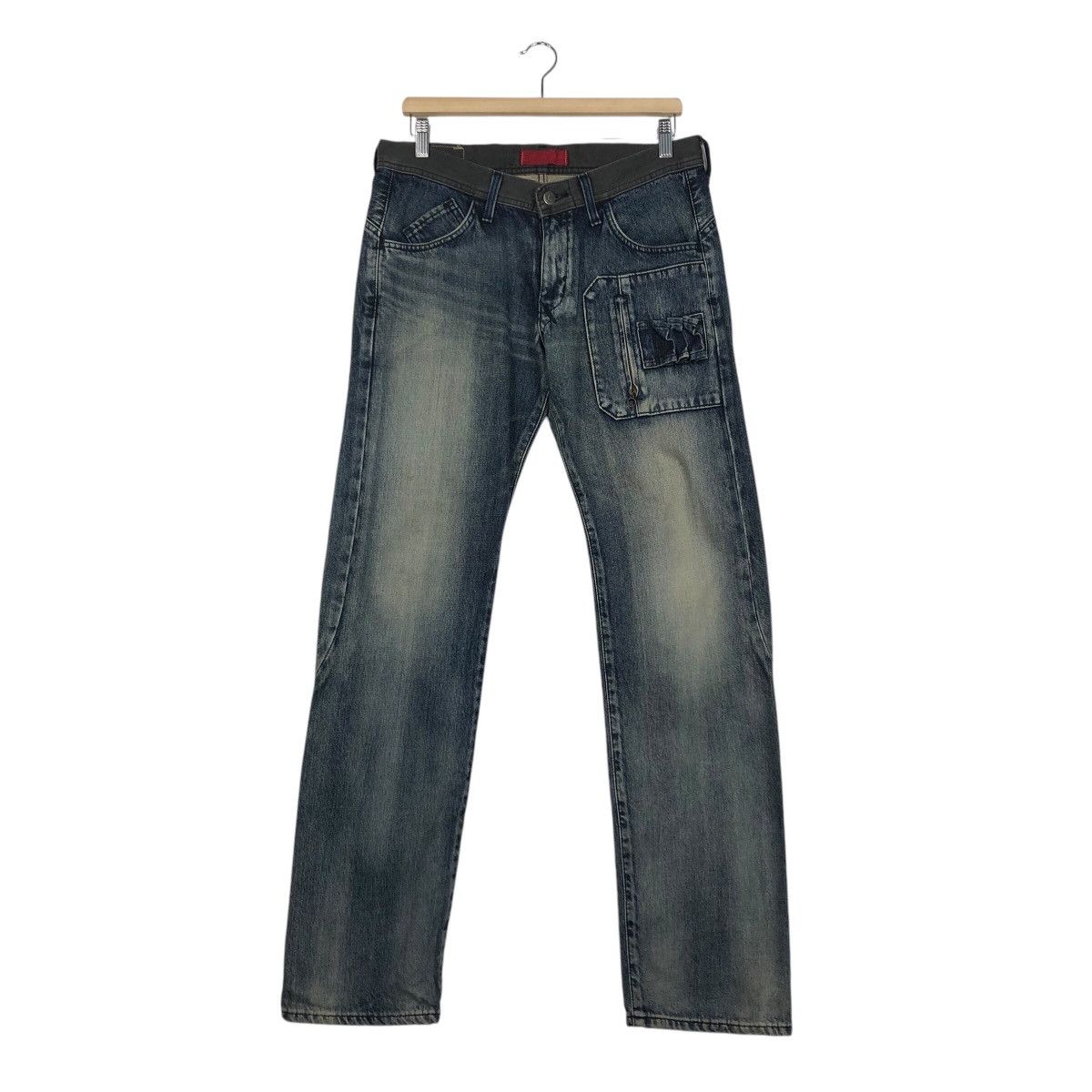 Japanese Brand 📌Vintage Denim Jeans Worker Edwin Size US 31 - 2 Thumbnail