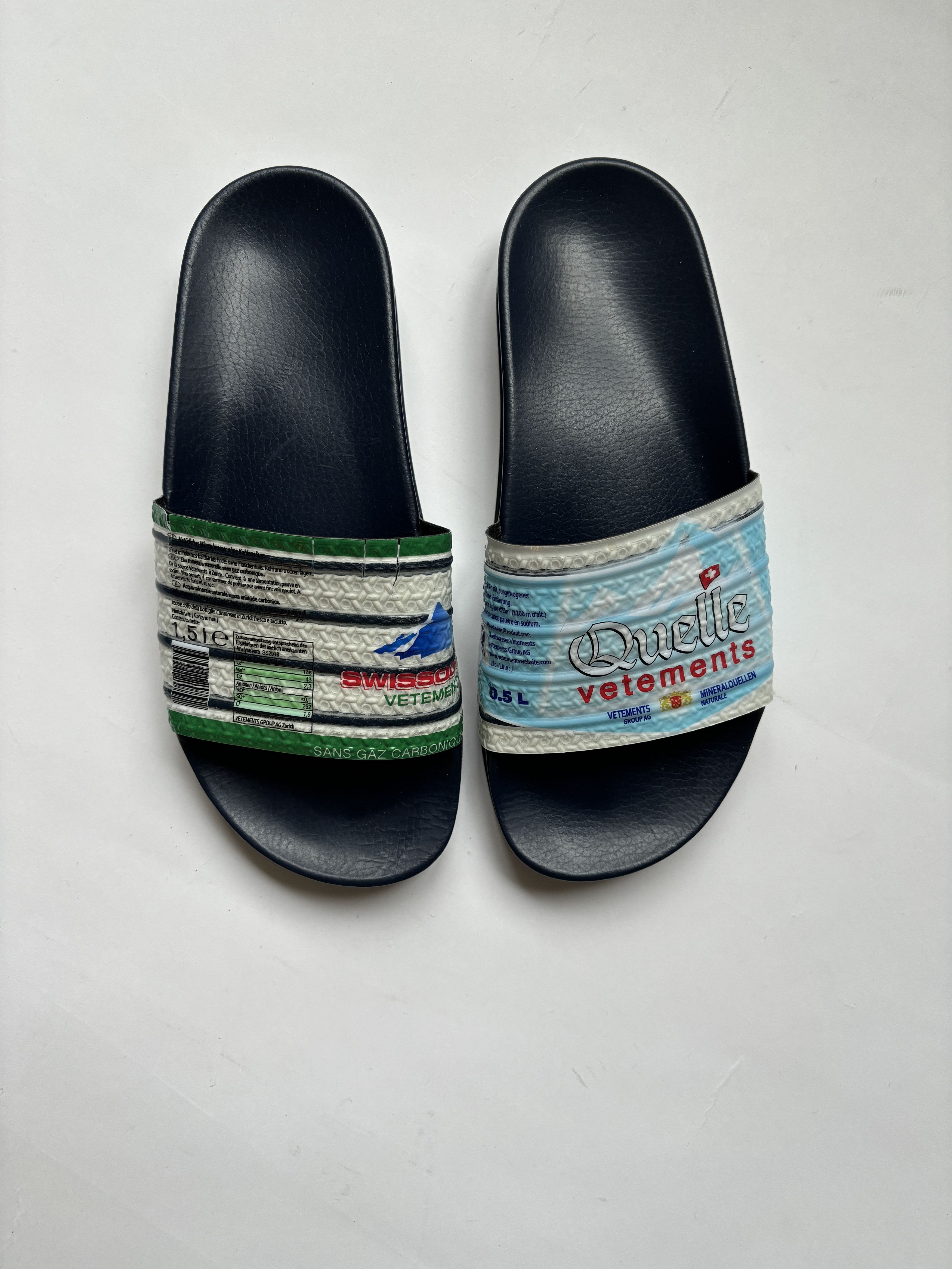 Vetements ⚡️QUICK SALE⚡️2018 Vetements by Demna Water Bottle Slides Size US 8 / IT 38 - 3 Thumbnail