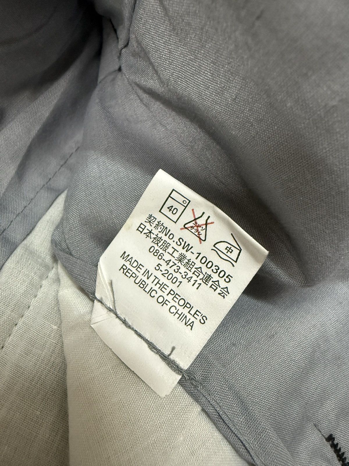 Japanese Brand Unbranded Custom Trouser Pants Size US 30 / EU 46 - 9 Thumbnail