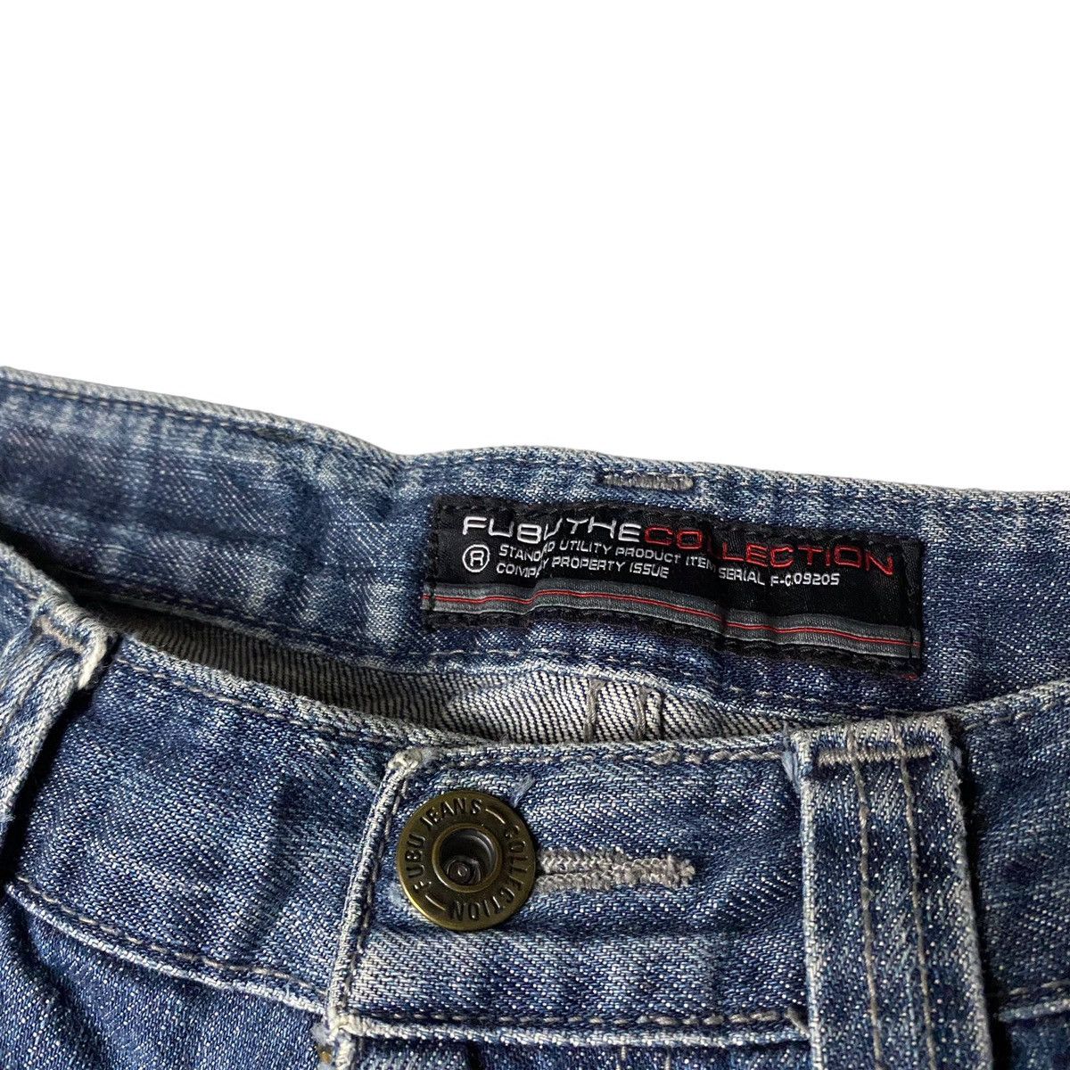 Hysteric Glamour Fubu Collection - Flared Double Knee Straight Cut Jeans Lgb Size US 34 / EU 50 - 9 Thumbnail
