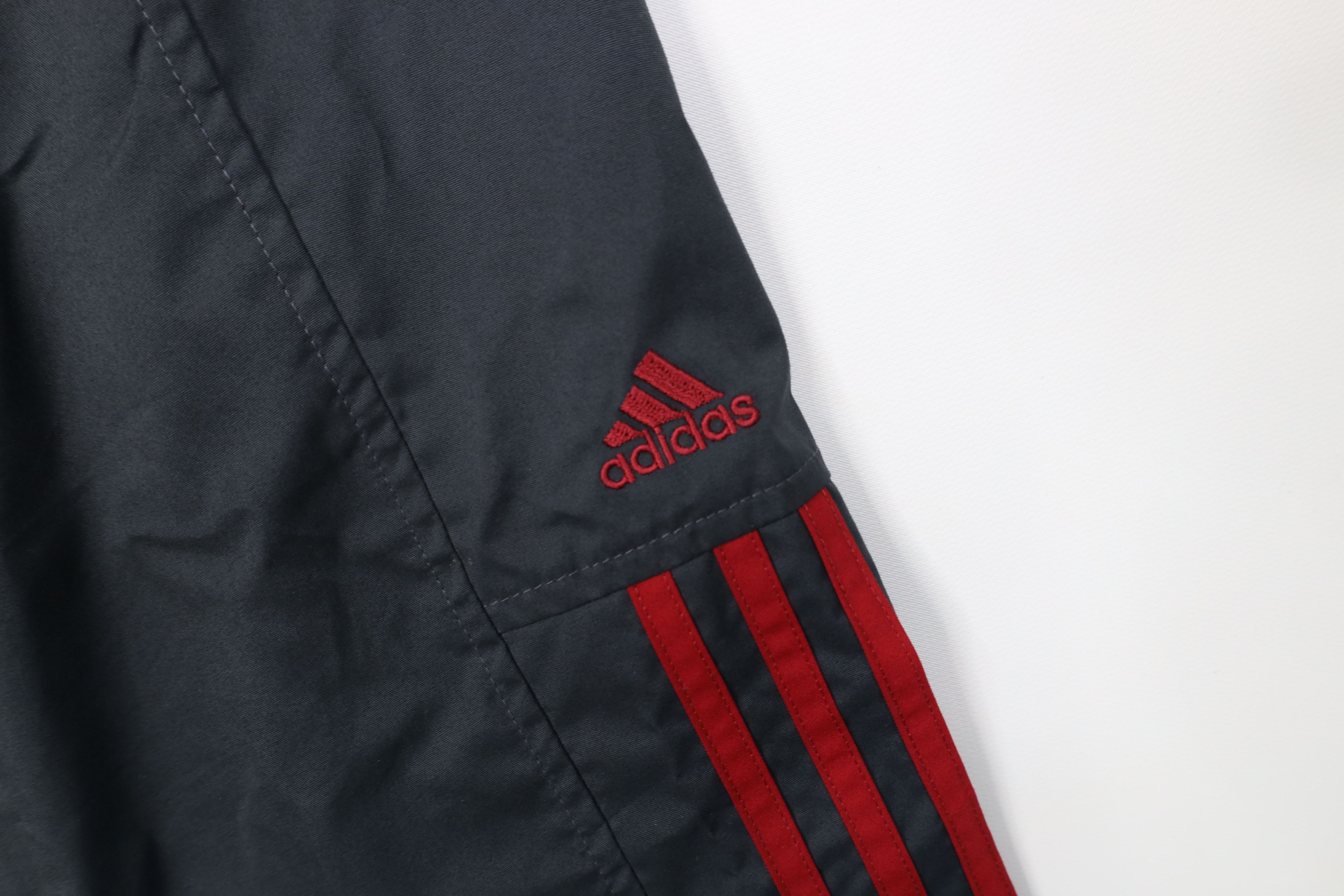 Adidas Vintage Y2K 2002 Adidas Wide Leg Windbreaker Pants Striped Size US 36 / EU 52 - 5 Thumbnail