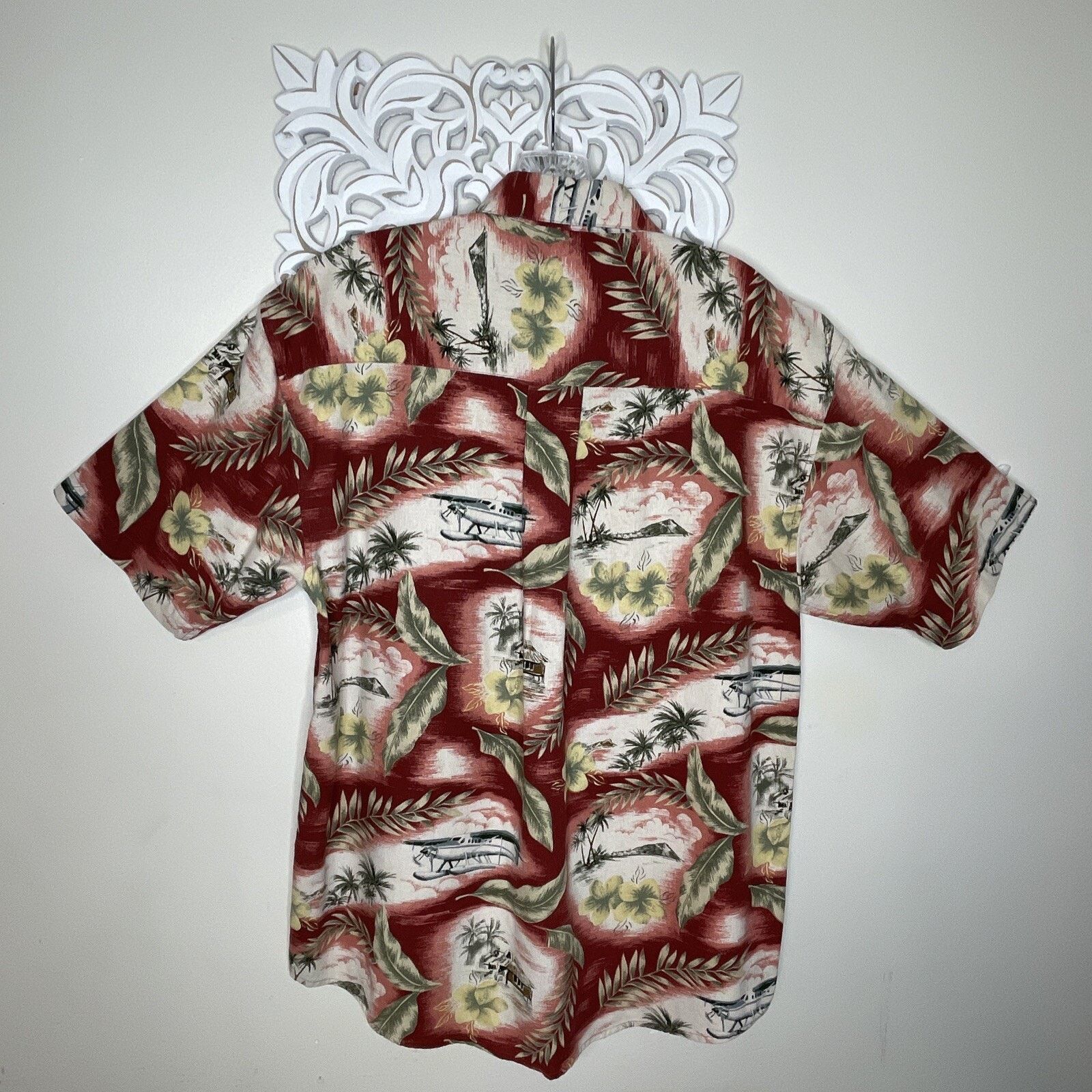 Other SUMMA Men's M Button Up Hawaiian Shirt Silk Cotton Blend Size US M / EU 48-50 / 2 - 9 Thumbnail