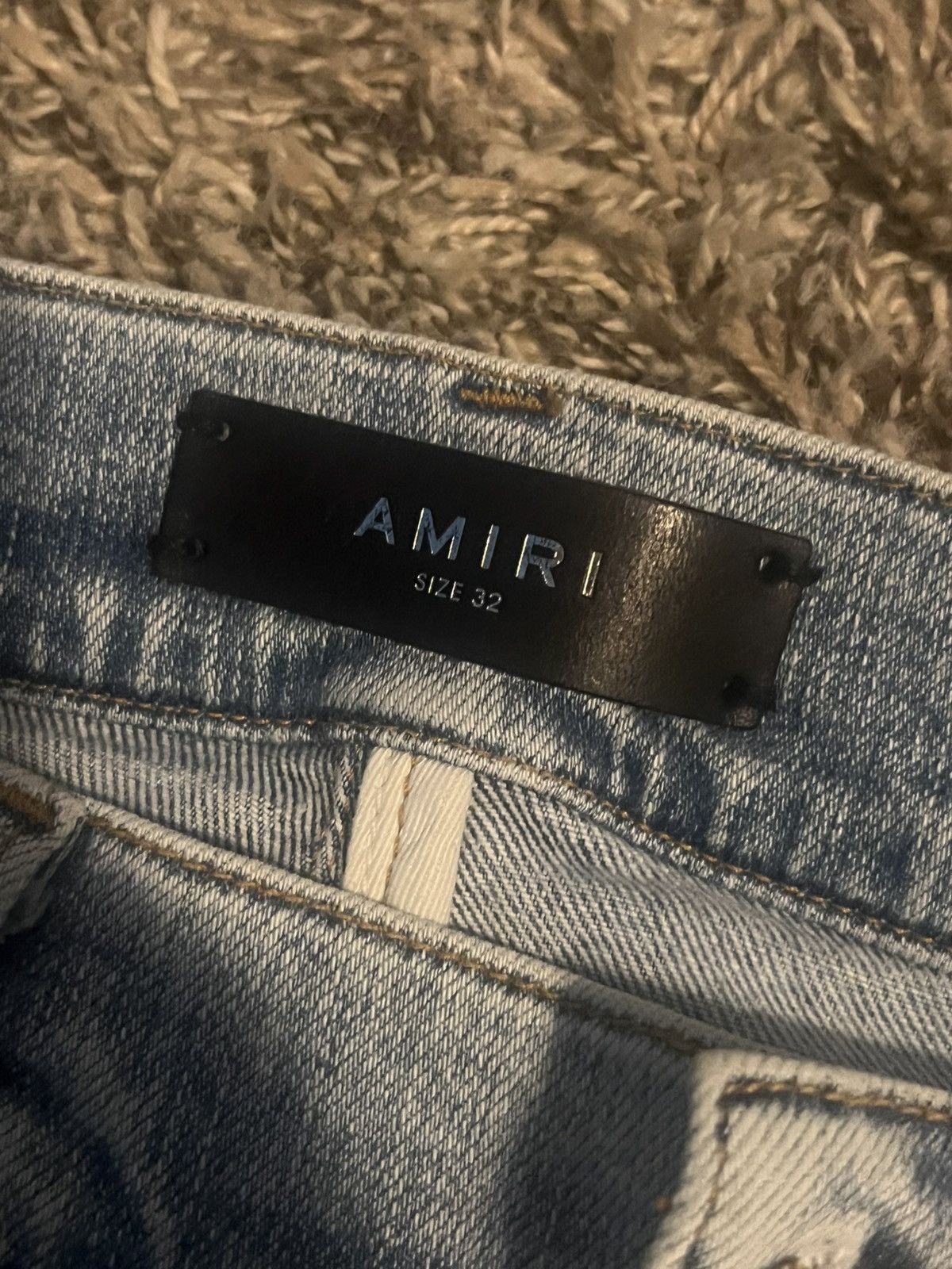 Amiri Amiri Embroidery Broken J (DM me to negotiate) Size US 32 / EU 48 - 4 Thumbnail