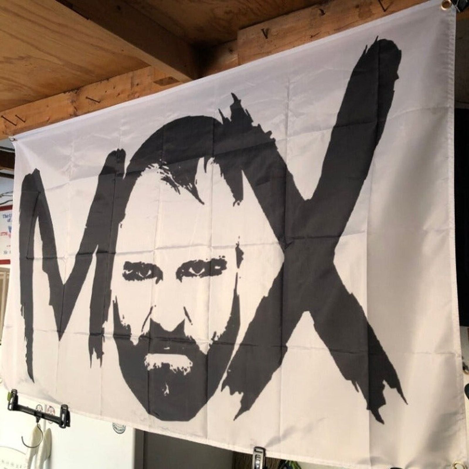 Other AEW Jon Moxley 5ft MOX Flag All Elite Wrestling WWF Ambrose Size ONE SIZE - 2 Thumbnail