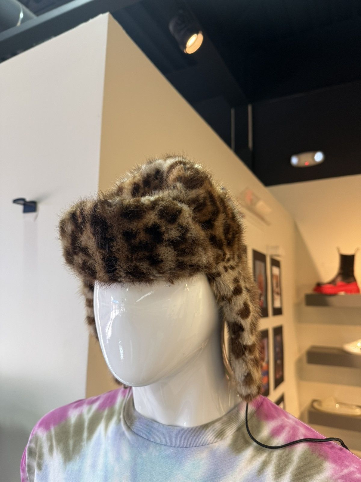 Dolce & Gabbana Dolce & Gabbana Cheetah Print Hat Size ONE SIZE - 1 Thumbnail