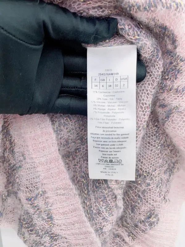 Dior Dior Pink Cashmere Blend Long Sleeve Sweater . Size S / US 4 / IT 40 - 8 Thumbnail