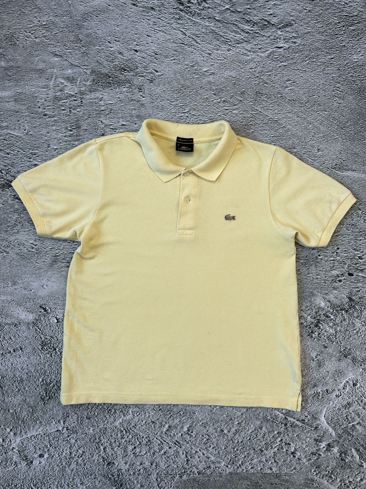 Lacoste × Vintage Lacoste polo t-shirt yellow Serie Limitee Gold Limited Size US S / EU 44-46 / 1 - 1 Thumbnail