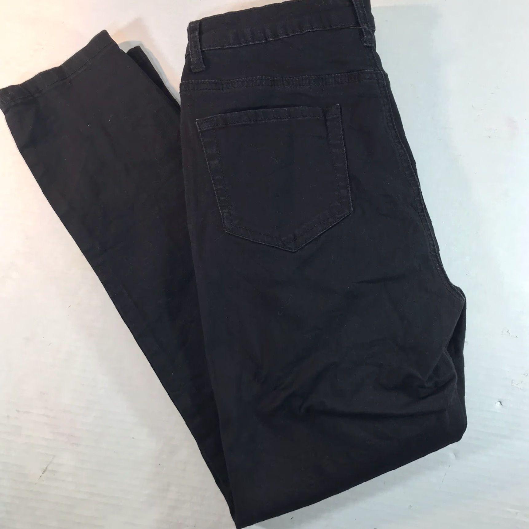 Vintage VINTAGE Monkey Ride Jeans Skinny Black Wash Women's Size 11/30 Mid-Rise Stretch Denim Size 32" / US 10 / IT 46 - 5 Thumbnail