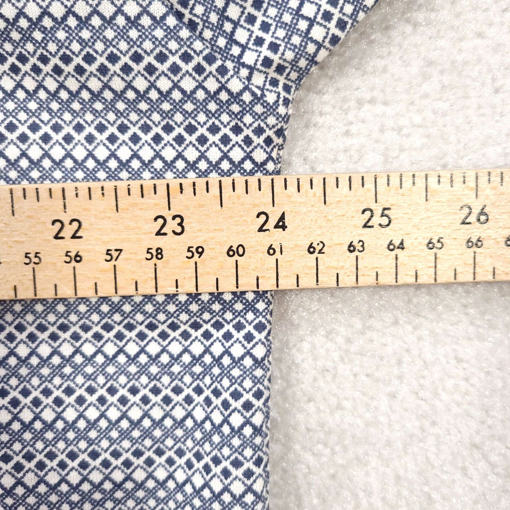 Vintage Puritan Polo Shirt Mens Size Large Diamond Print Blue Size US L / EU 52-54 / 3 - 6 Thumbnail